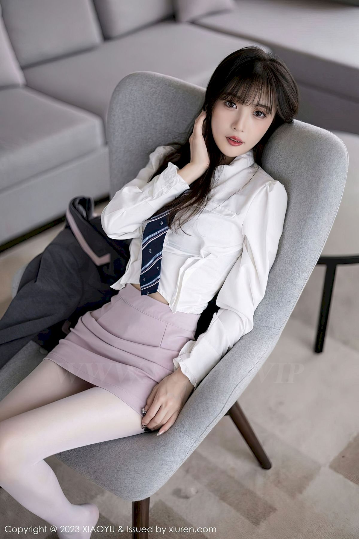 XIAOYU语画界 VOL 996 模特林星阑 粉色护士服 白色丝袜性感写真 20 美图131