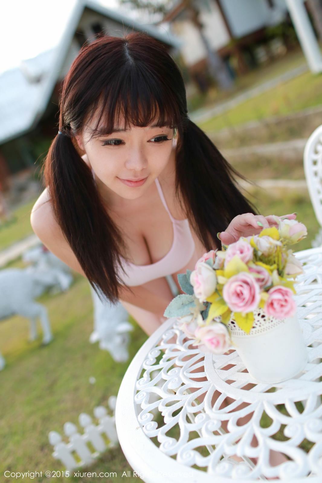 性感美女刘飞儿Faye童颜巨乳修长美腿清迈旅拍