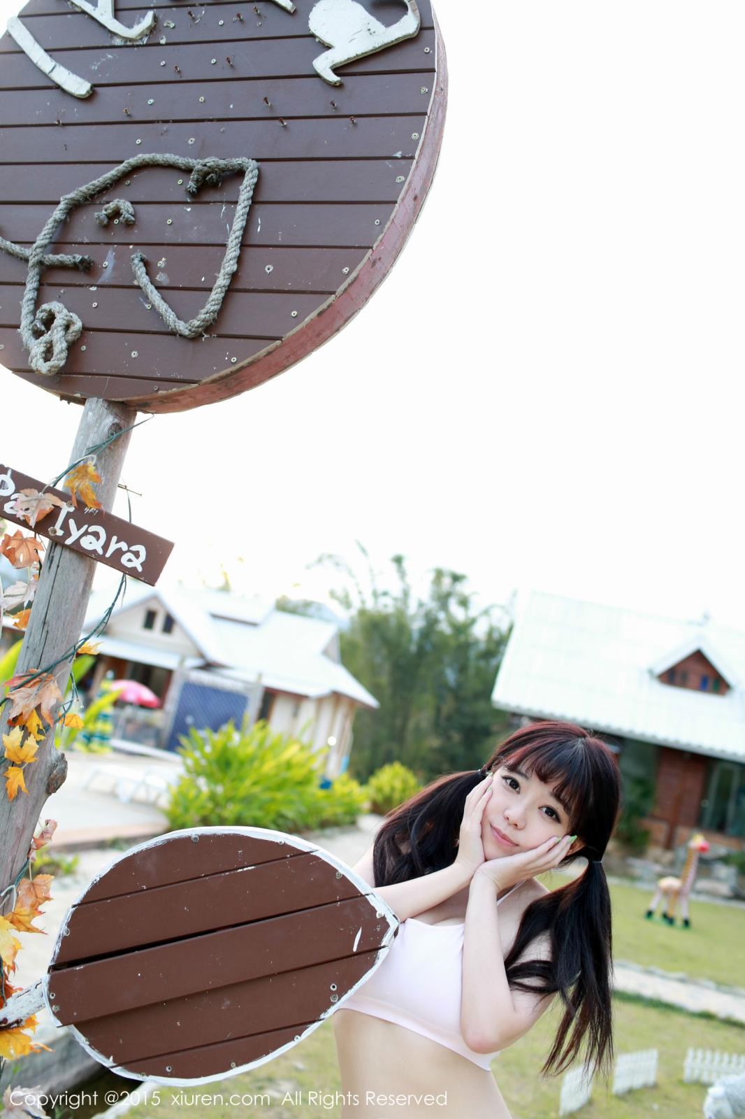 性感美女刘飞儿Faye童颜巨乳修长美腿清迈旅拍