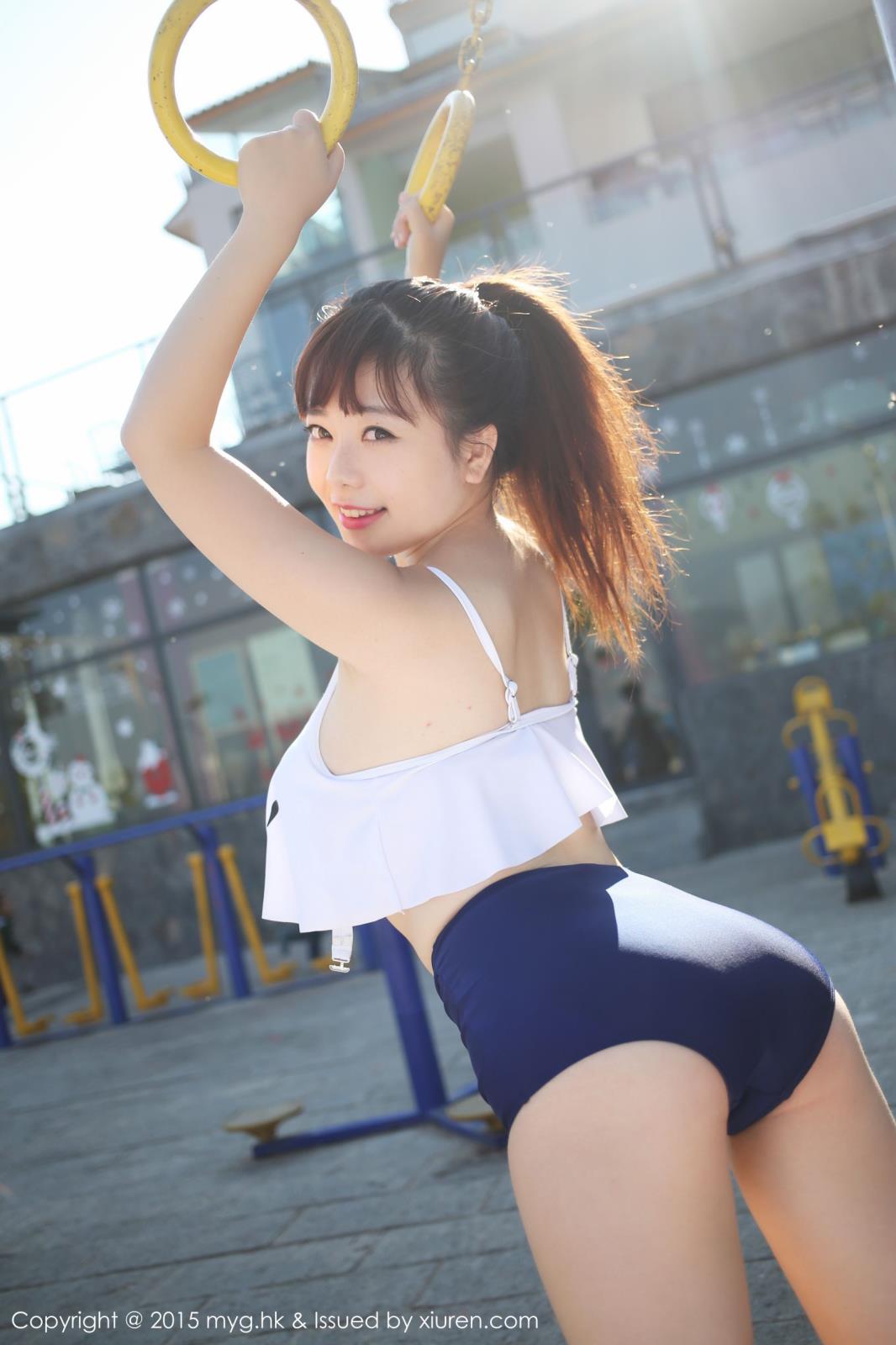 美媛馆巨乳美女刘飞儿Faye白嫩美胸大理旅拍