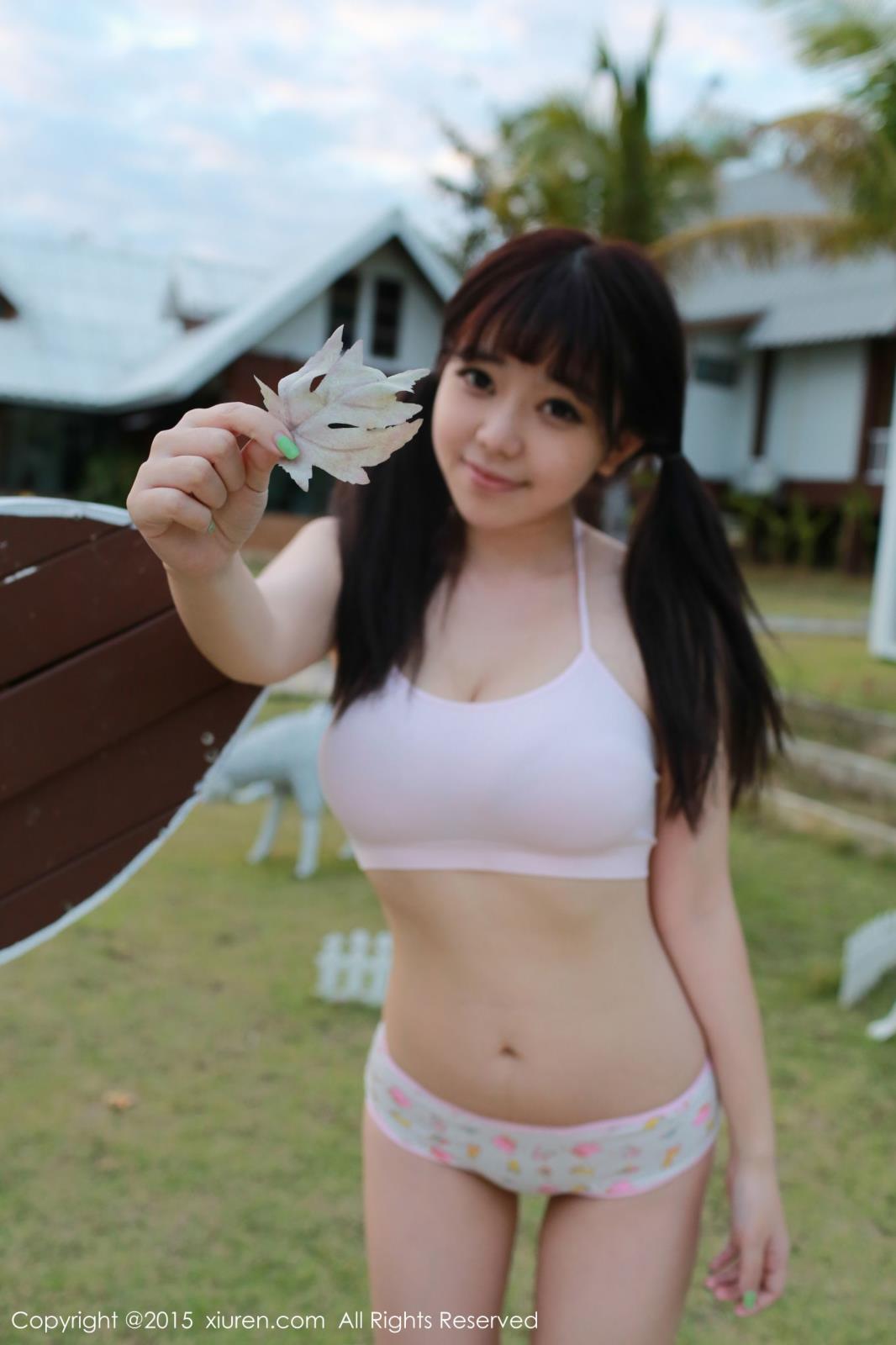 性感美女刘飞儿Faye童颜巨乳修长美腿清迈旅拍