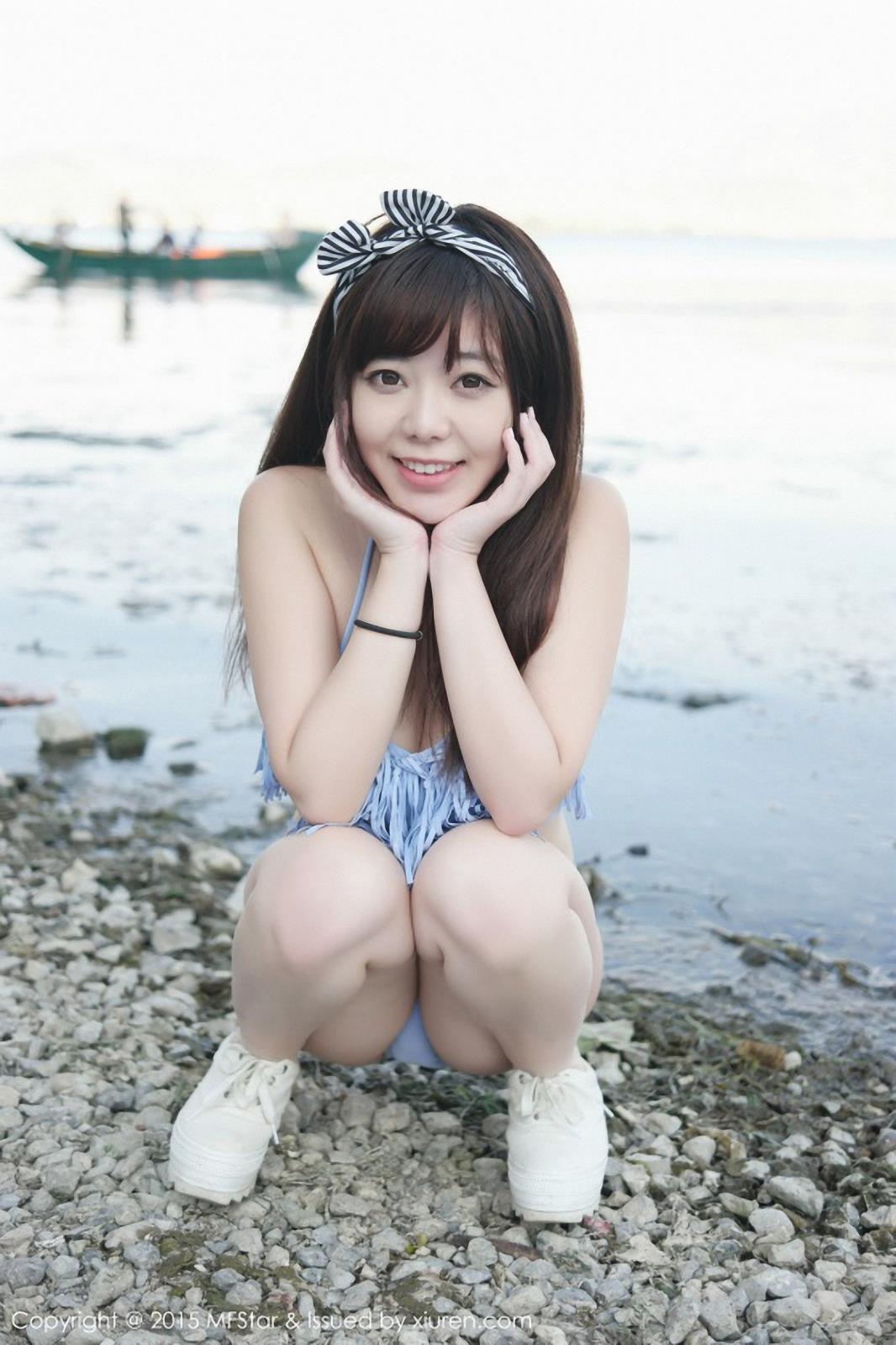 模范学院美女模特刘飞儿Faye白嫩巨乳大理私房照