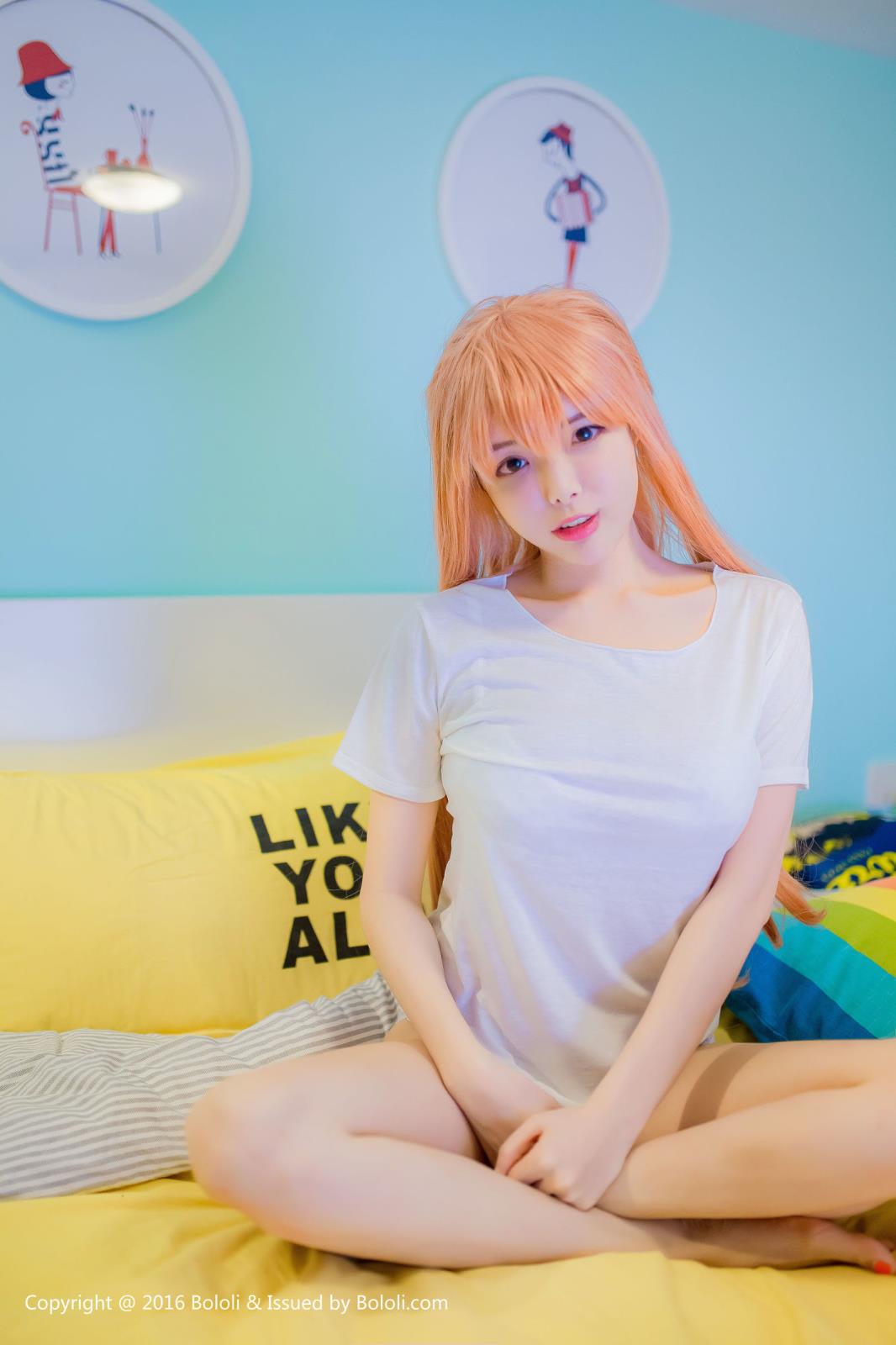 Bololi波萝社模特夏小秋秋秋cosplay人渣的本愿皆川茜