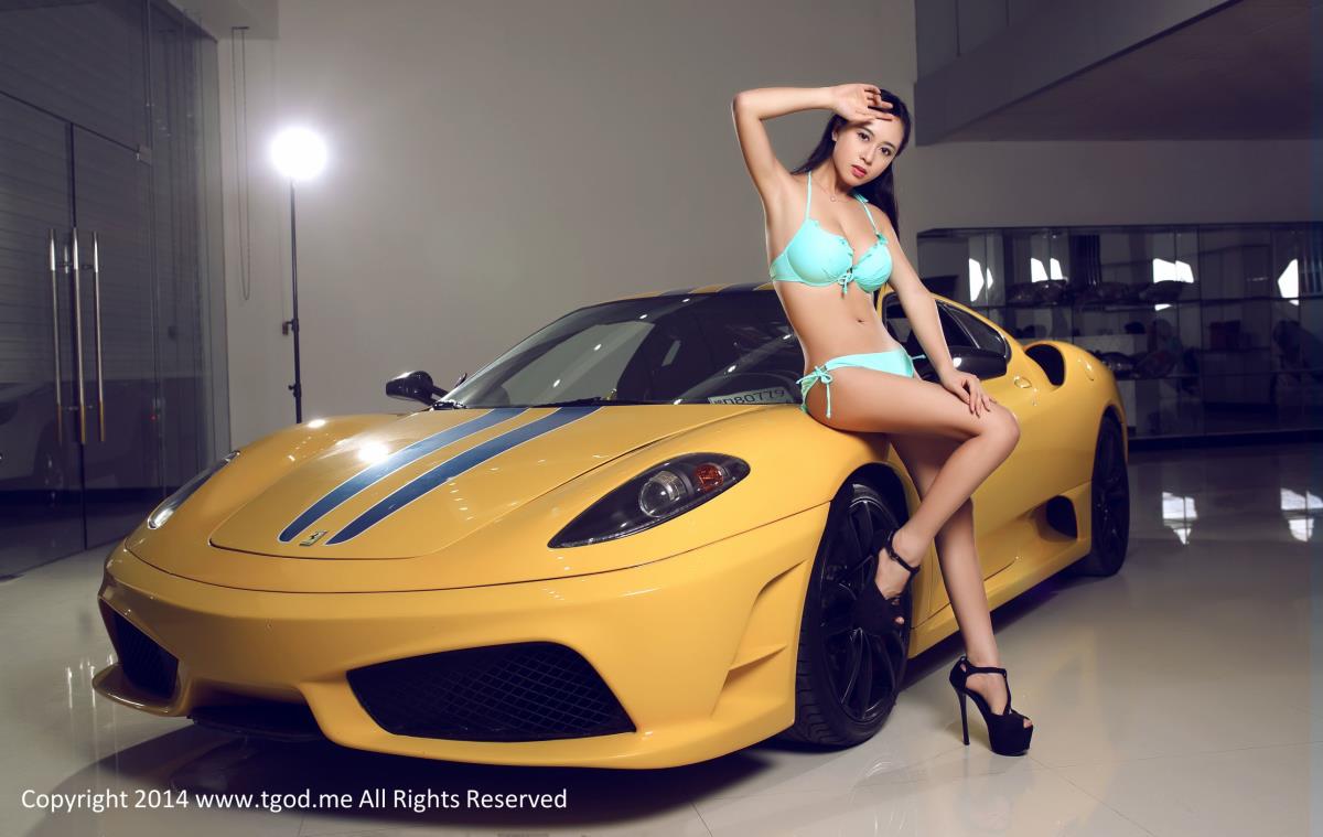 推女神香车美女黄可christine白皙爆乳内衣诱惑套图