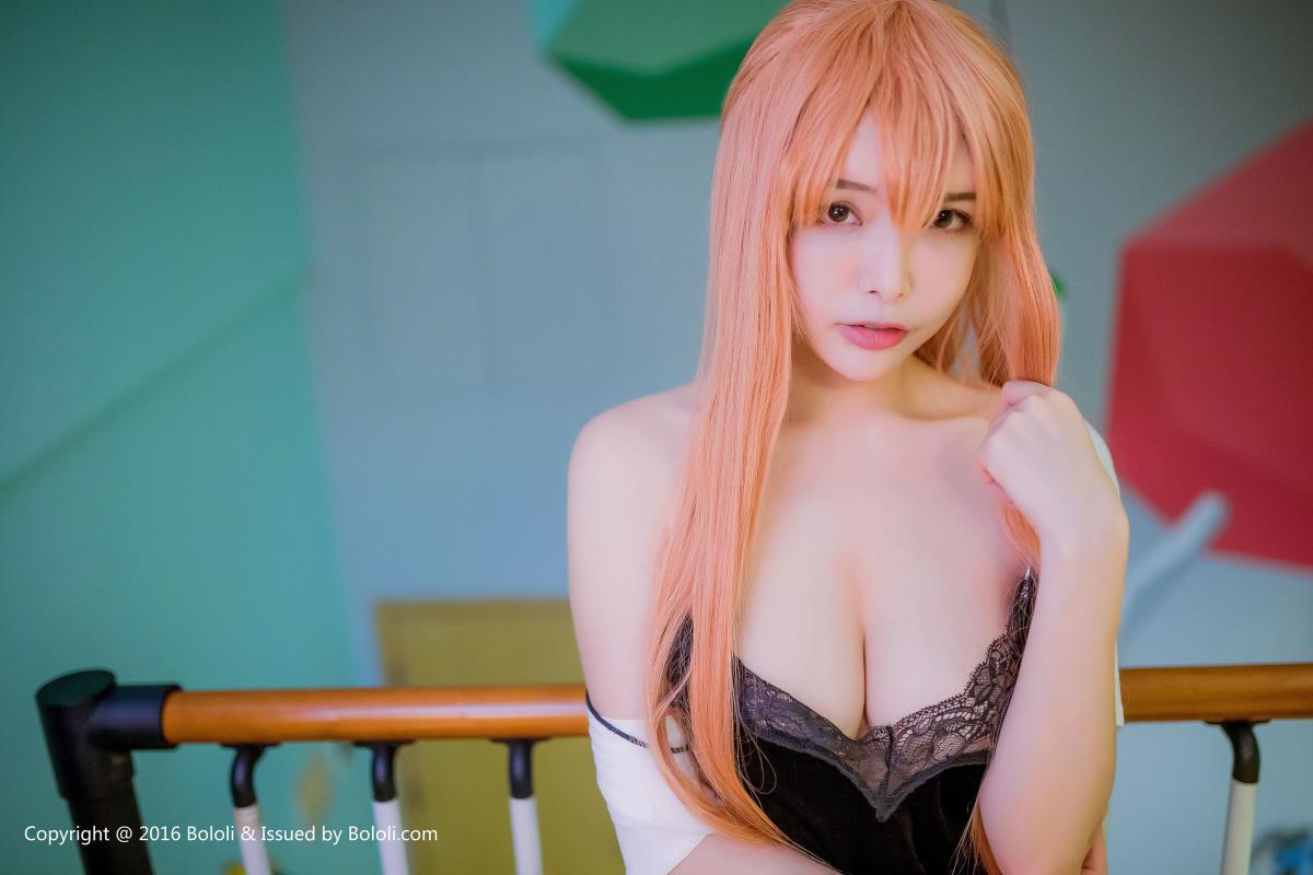 Bololi波萝社模特夏小秋秋秋cosplay人渣的本愿皆川茜