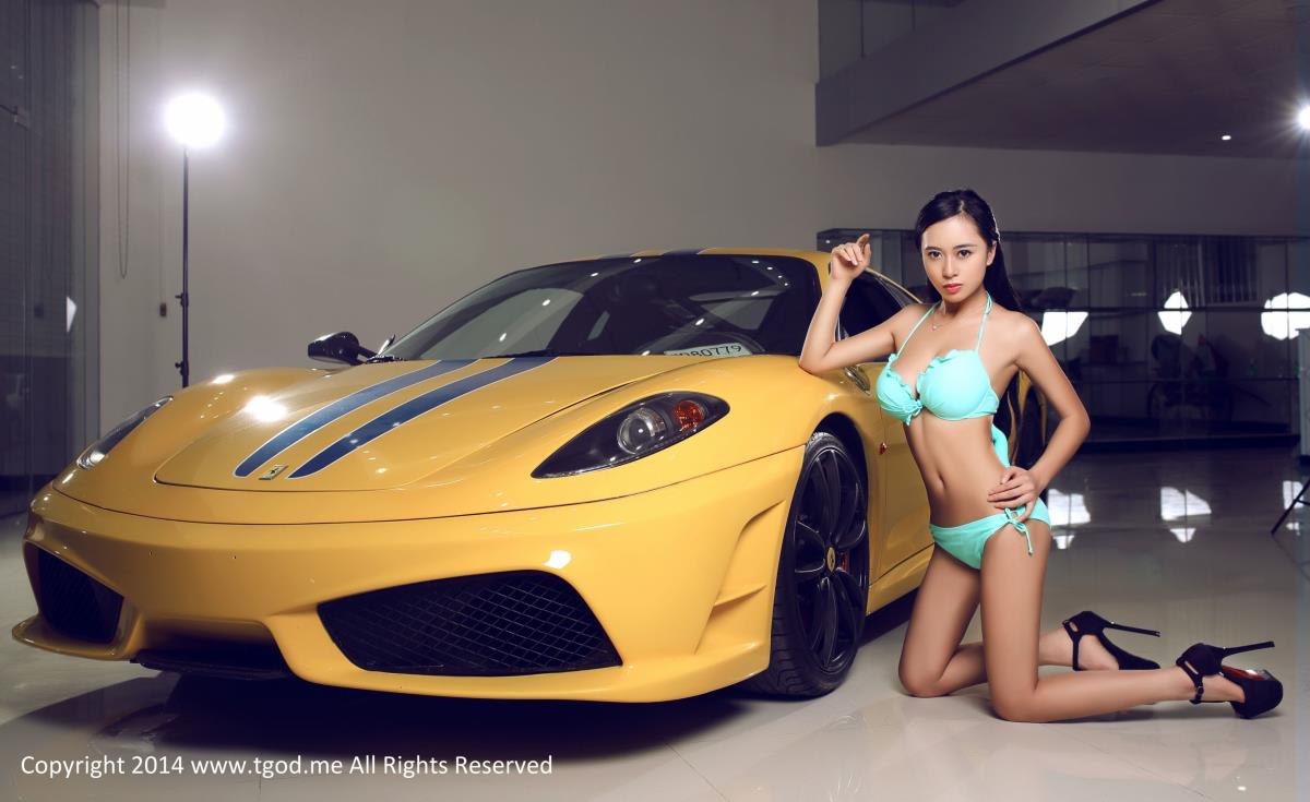 推女神香车美女黄可christine白皙爆乳内衣诱惑套图