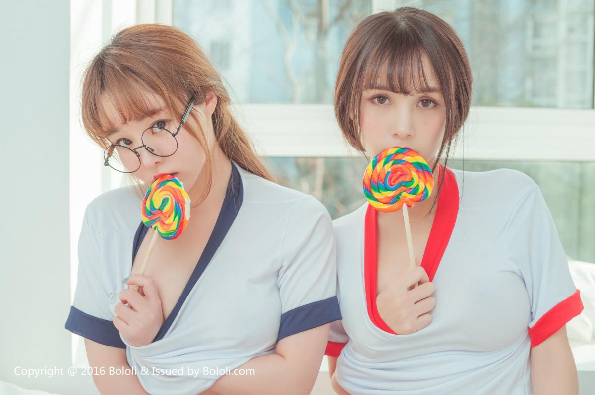 波萝社姐妹花柳侑绮/夏美酱超大尺度丝袜美腿写真