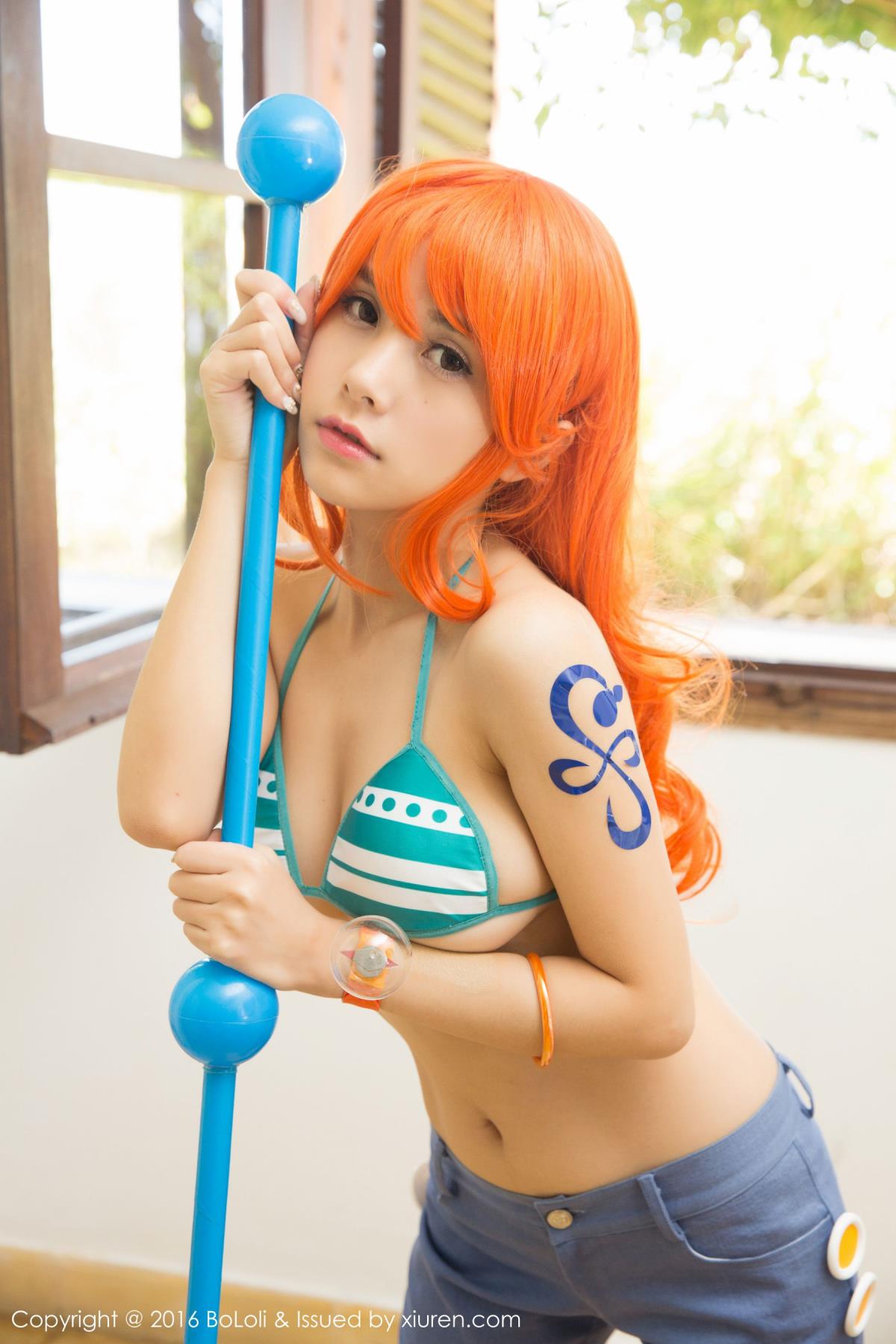 [BoLoLi波萝社] 性感嫩模夏美酱COSPLAY海贼王娜美