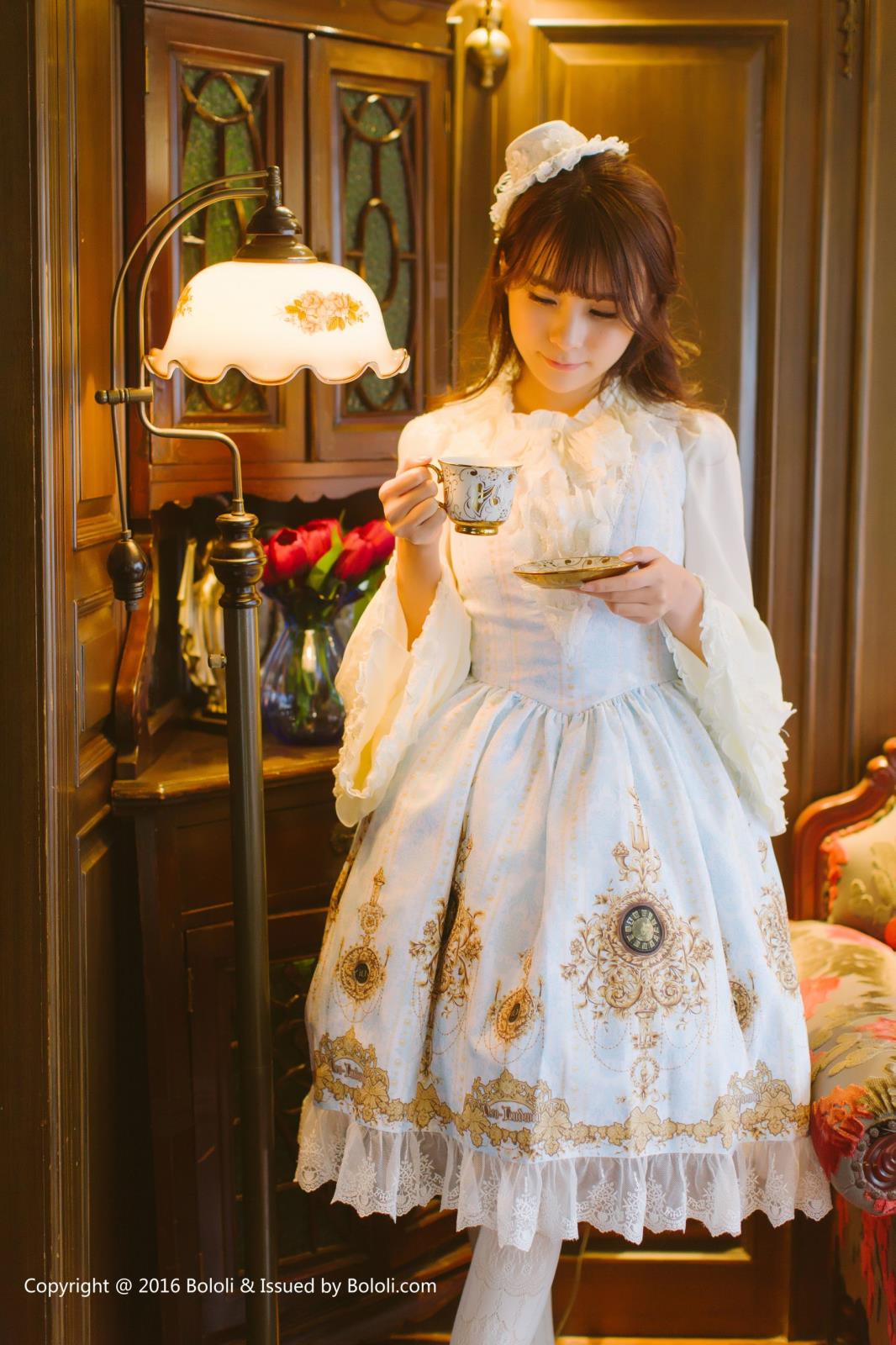 [BoLoli波萝社] 清纯美女夏美酱洛丽塔学生装制服诱惑