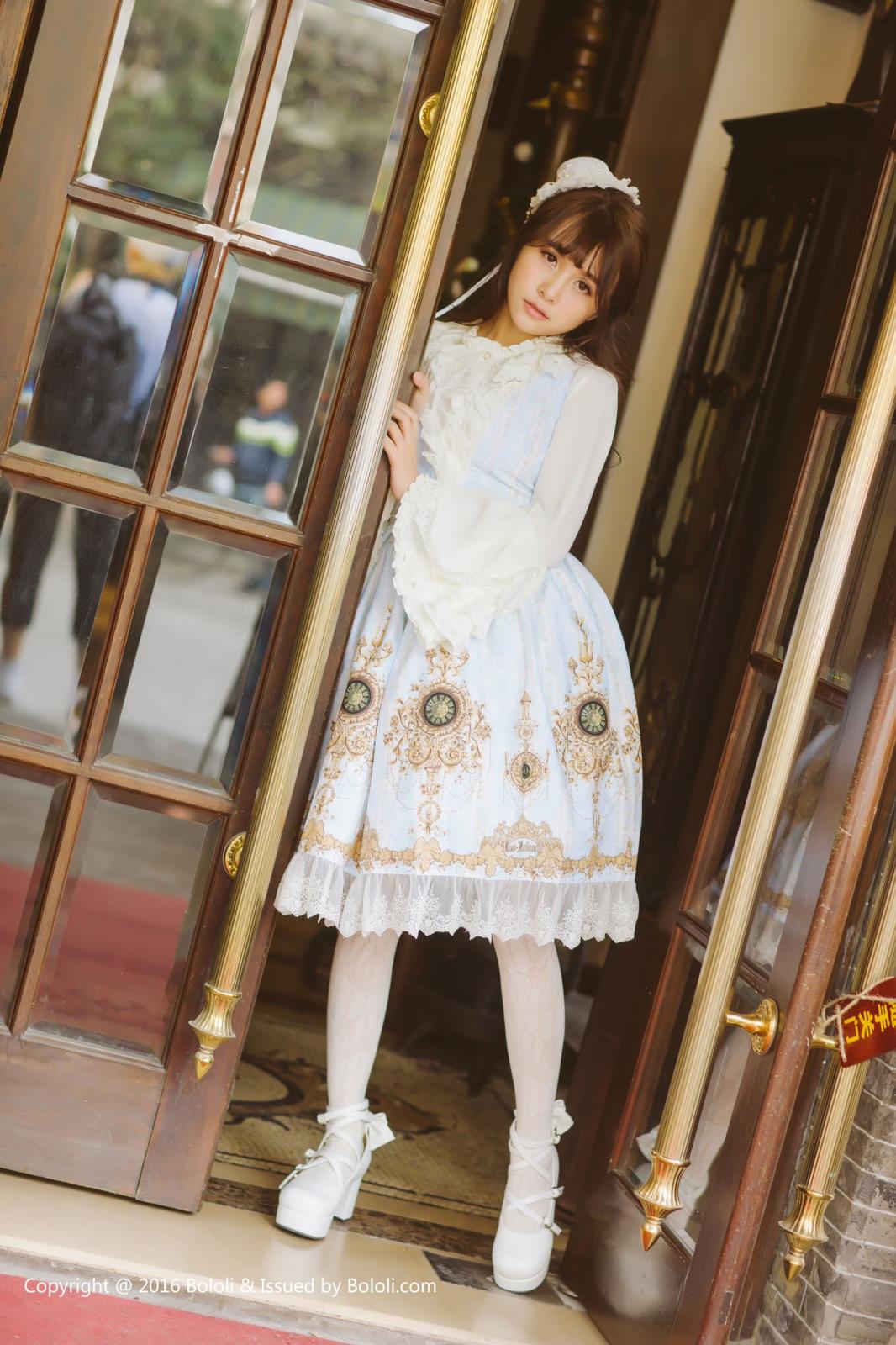 [BoLoli波萝社] 清纯美女夏美酱洛丽塔学生装制服诱惑