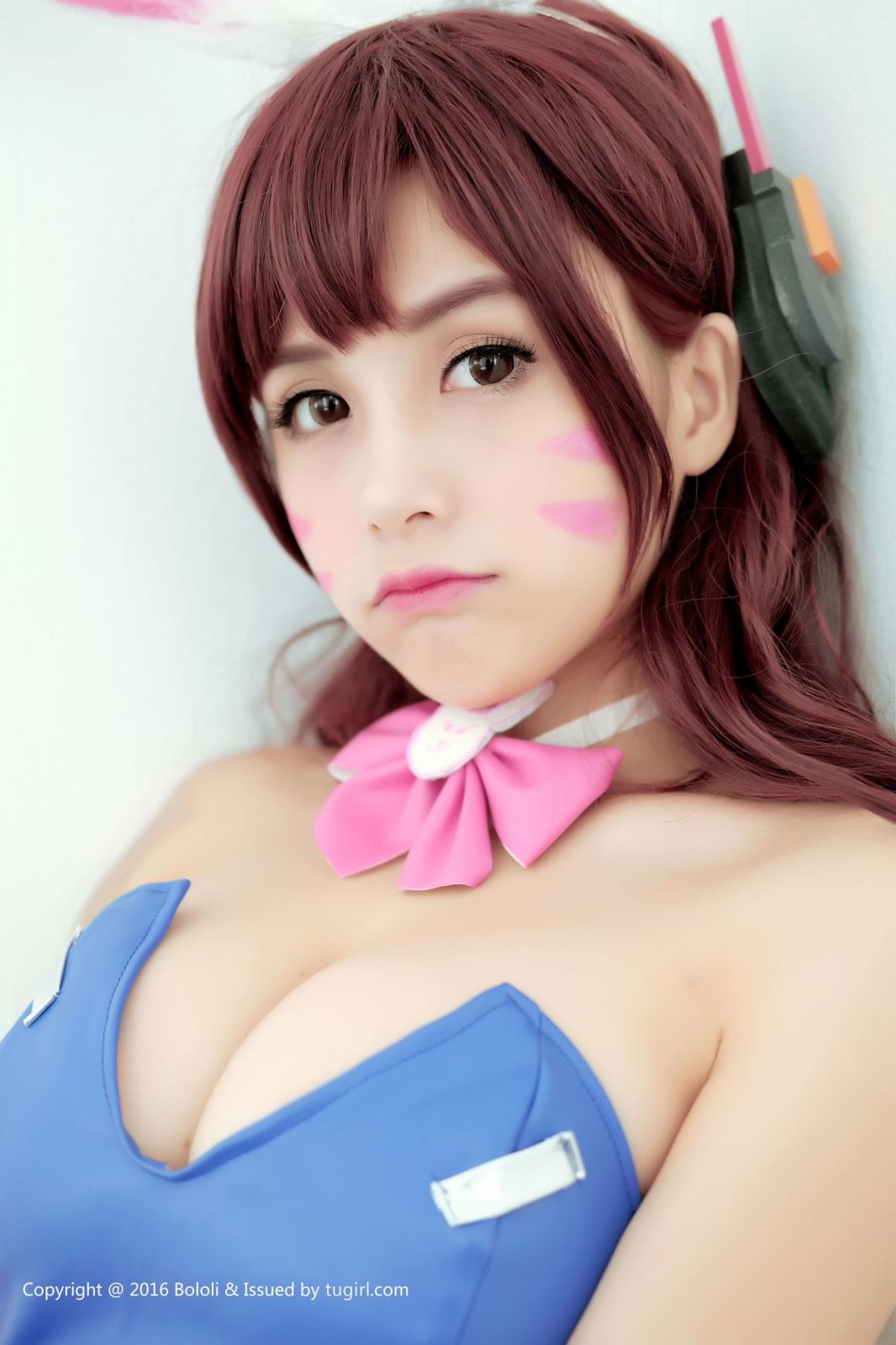 [BoLoLi波萝社] 宅男女神夏美酱兔女郎黑丝美腿DVAcos写真