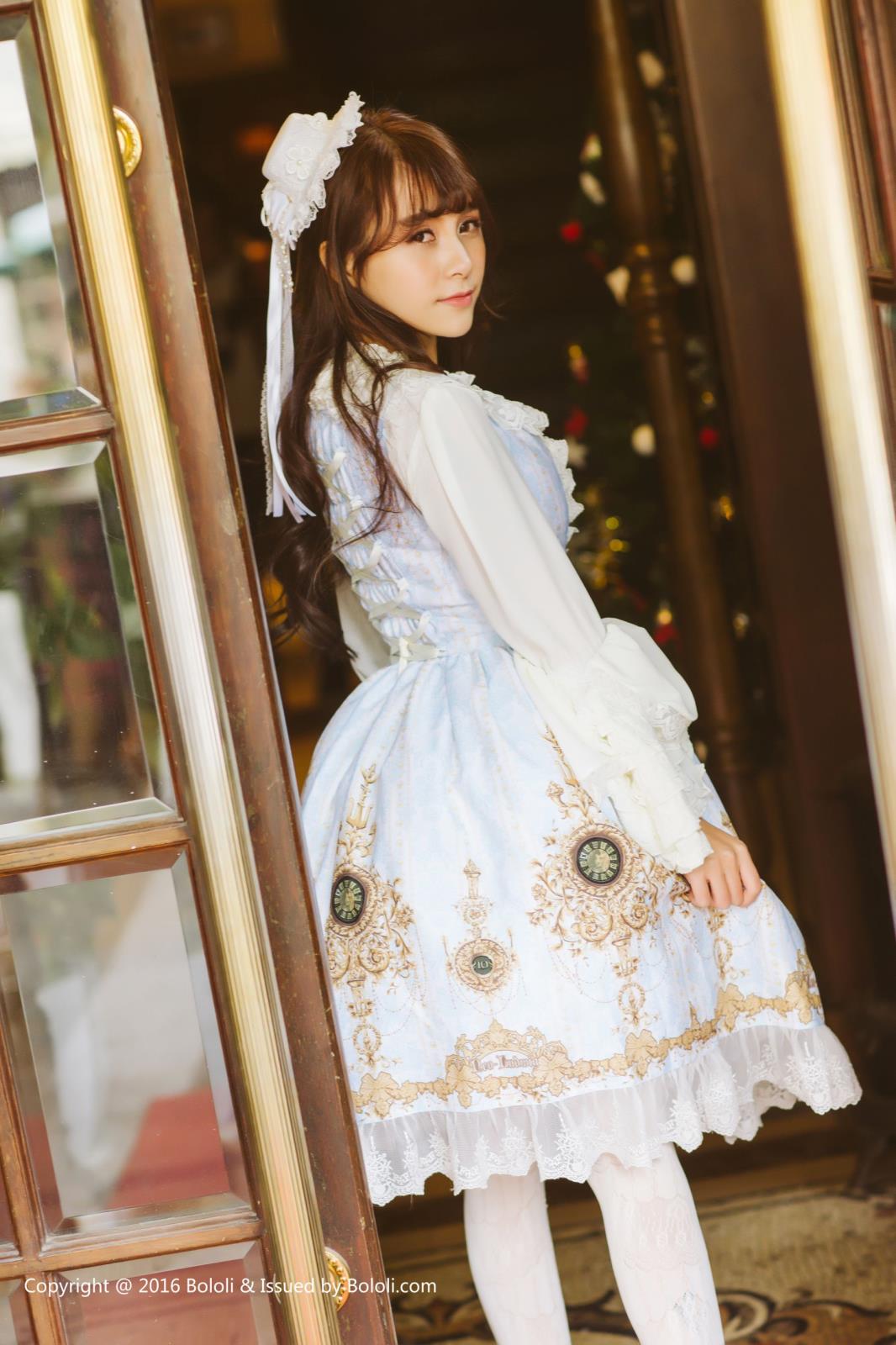 [BoLoli波萝社] 清纯美女夏美酱洛丽塔学生装制服诱惑
