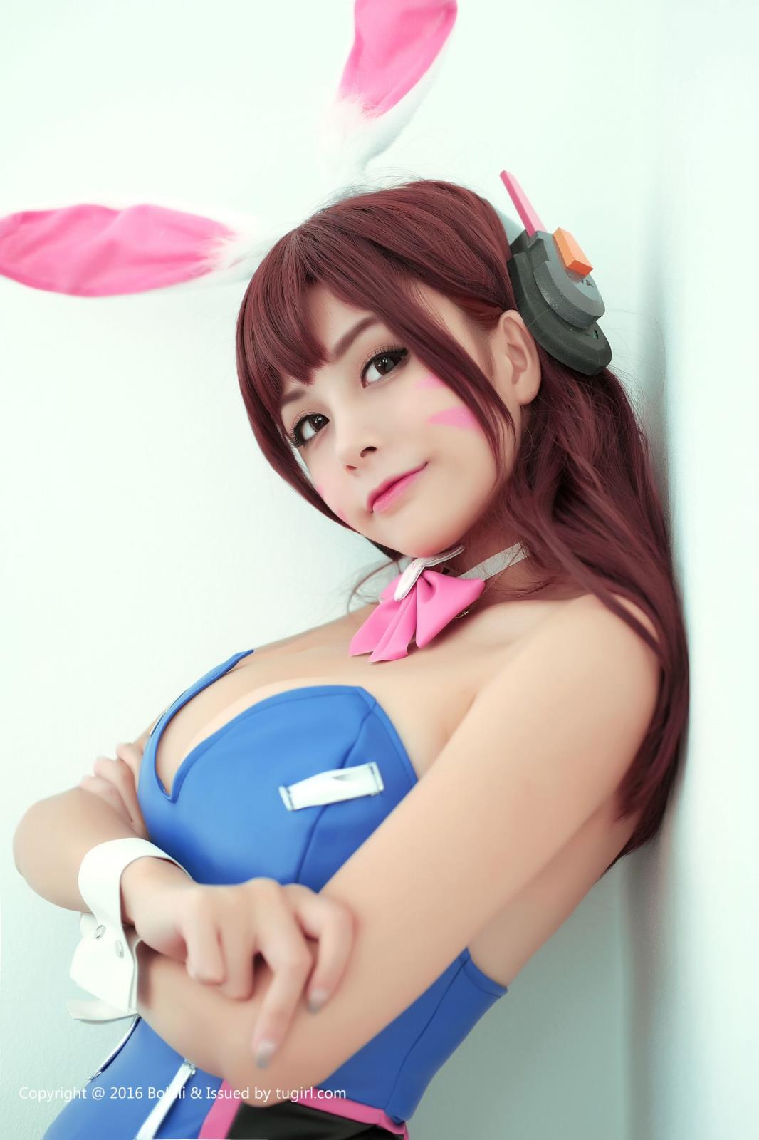 [BoLoLi波萝社] 宅男女神夏美酱兔女郎黑丝美腿DVAcos写真