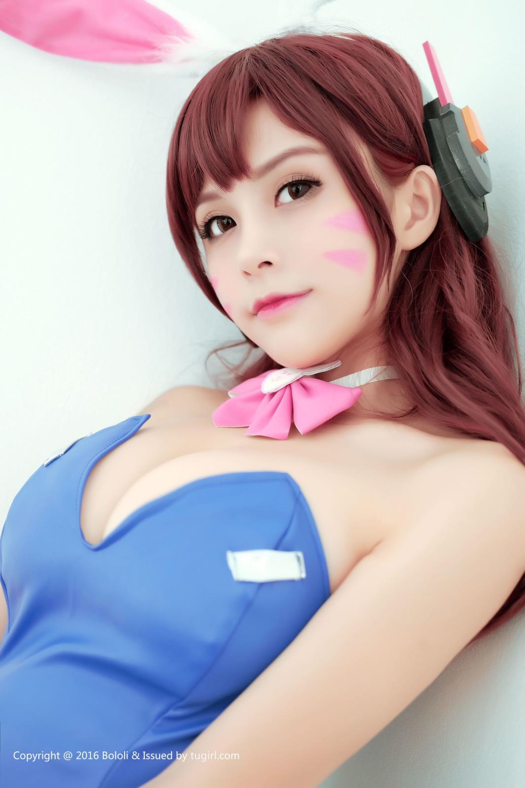 [BoLoLi波萝社] 宅男女神夏美酱兔女郎黑丝美腿DVAcos写真