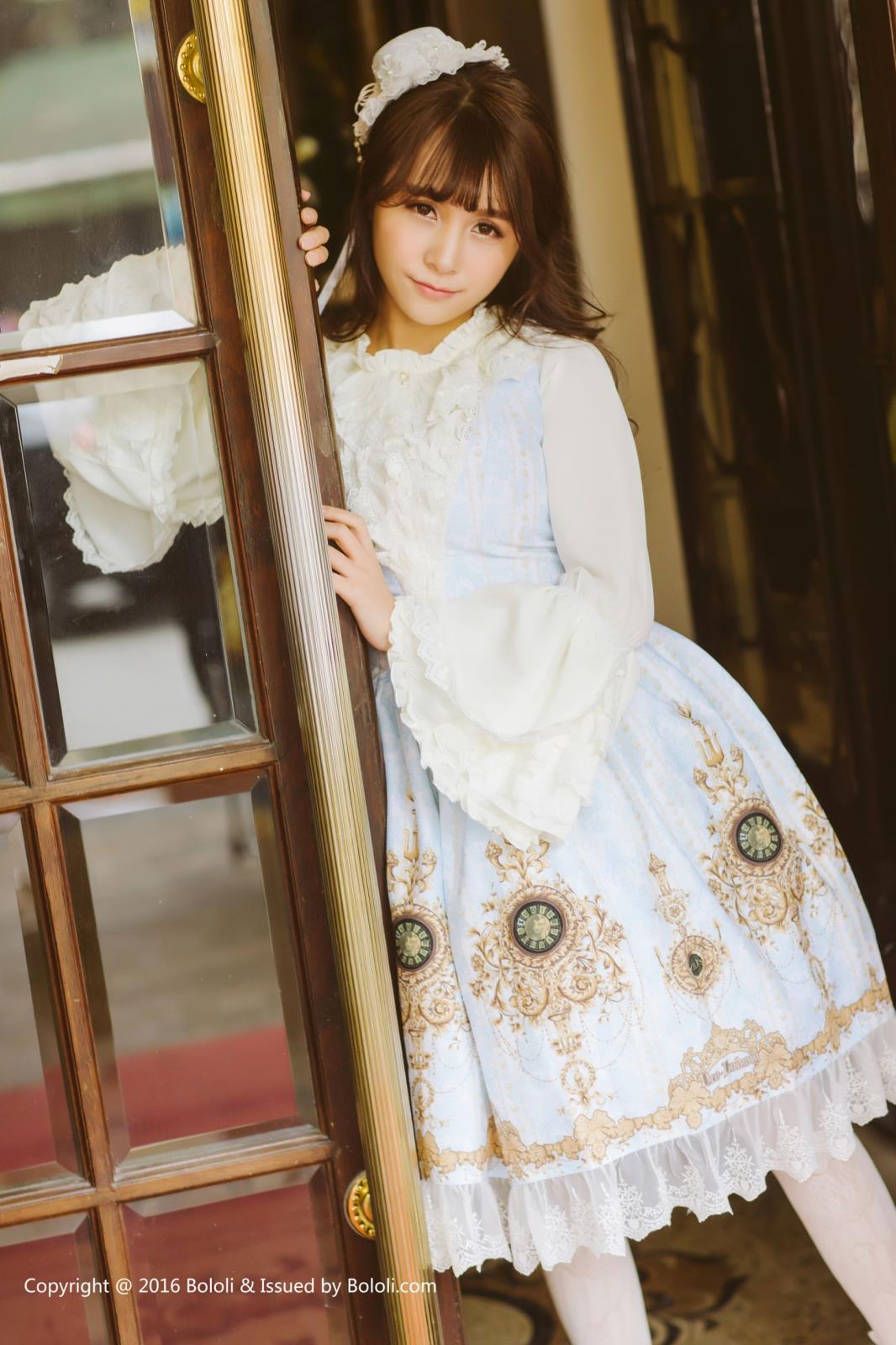 [BoLoli波萝社] 清纯美女夏美酱洛丽塔学生装制服诱惑