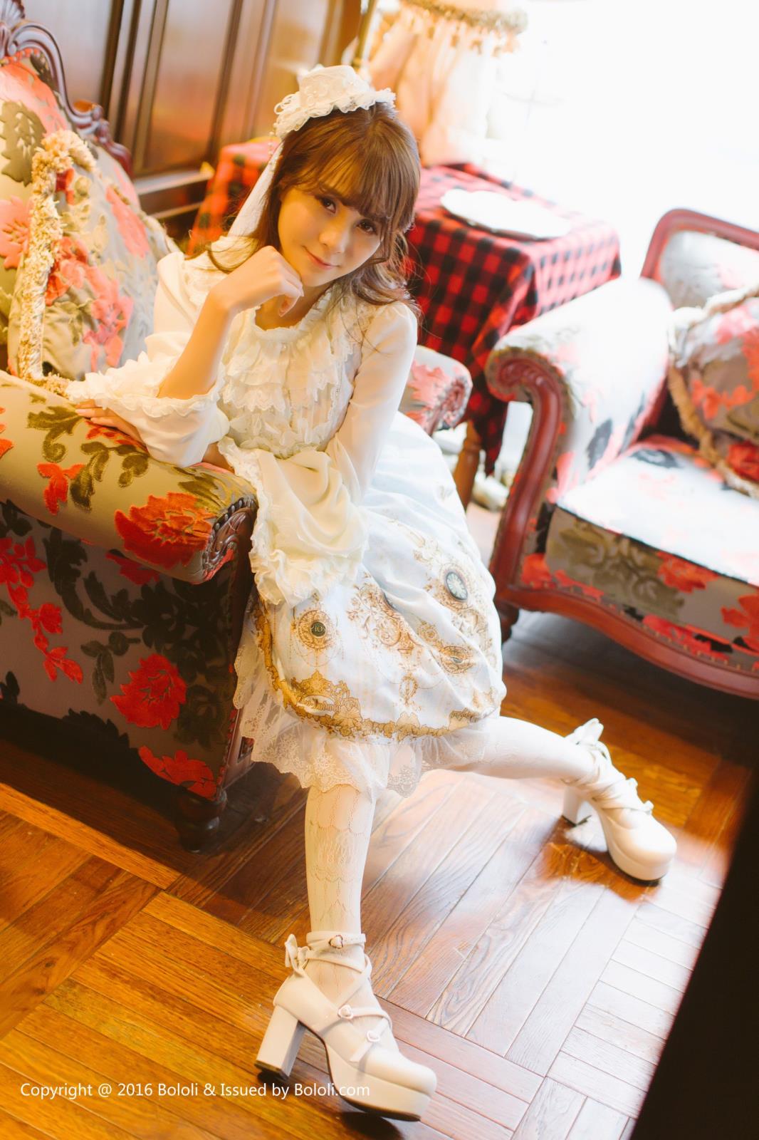[BoLoli波萝社] 清纯美女夏美酱洛丽塔学生装制服诱惑