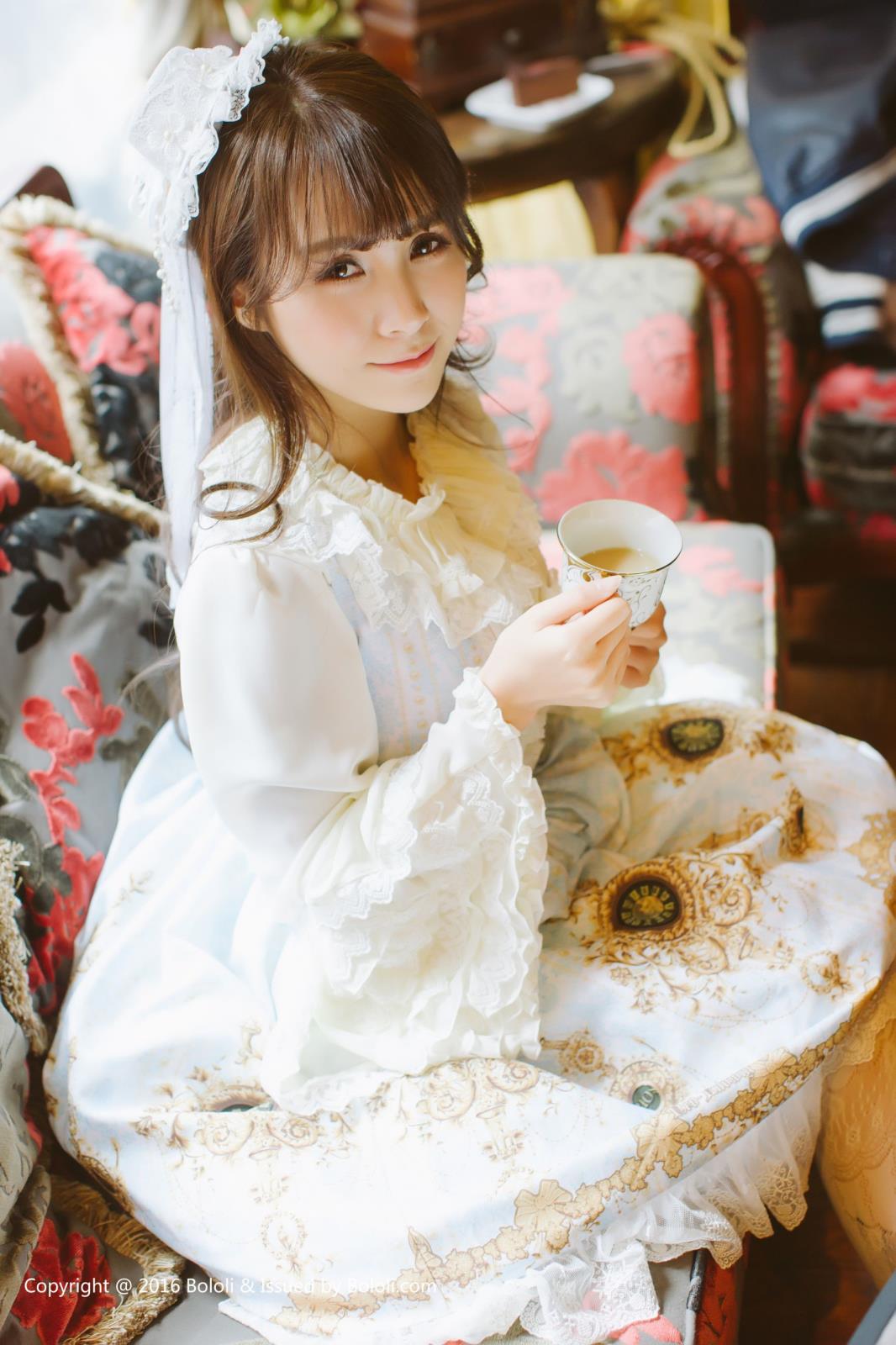 [BoLoli波萝社] 清纯美女夏美酱洛丽塔学生装制服诱惑