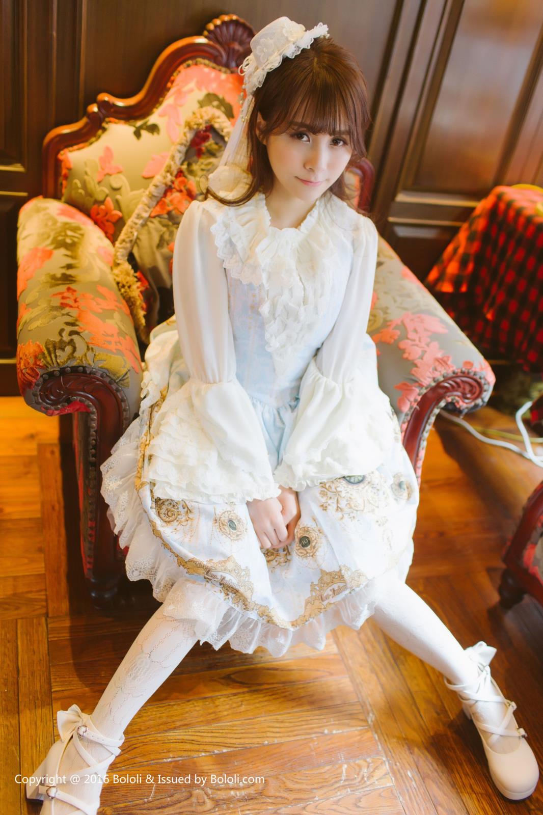 [BoLoli波萝社] 清纯美女夏美酱洛丽塔学生装制服诱惑
