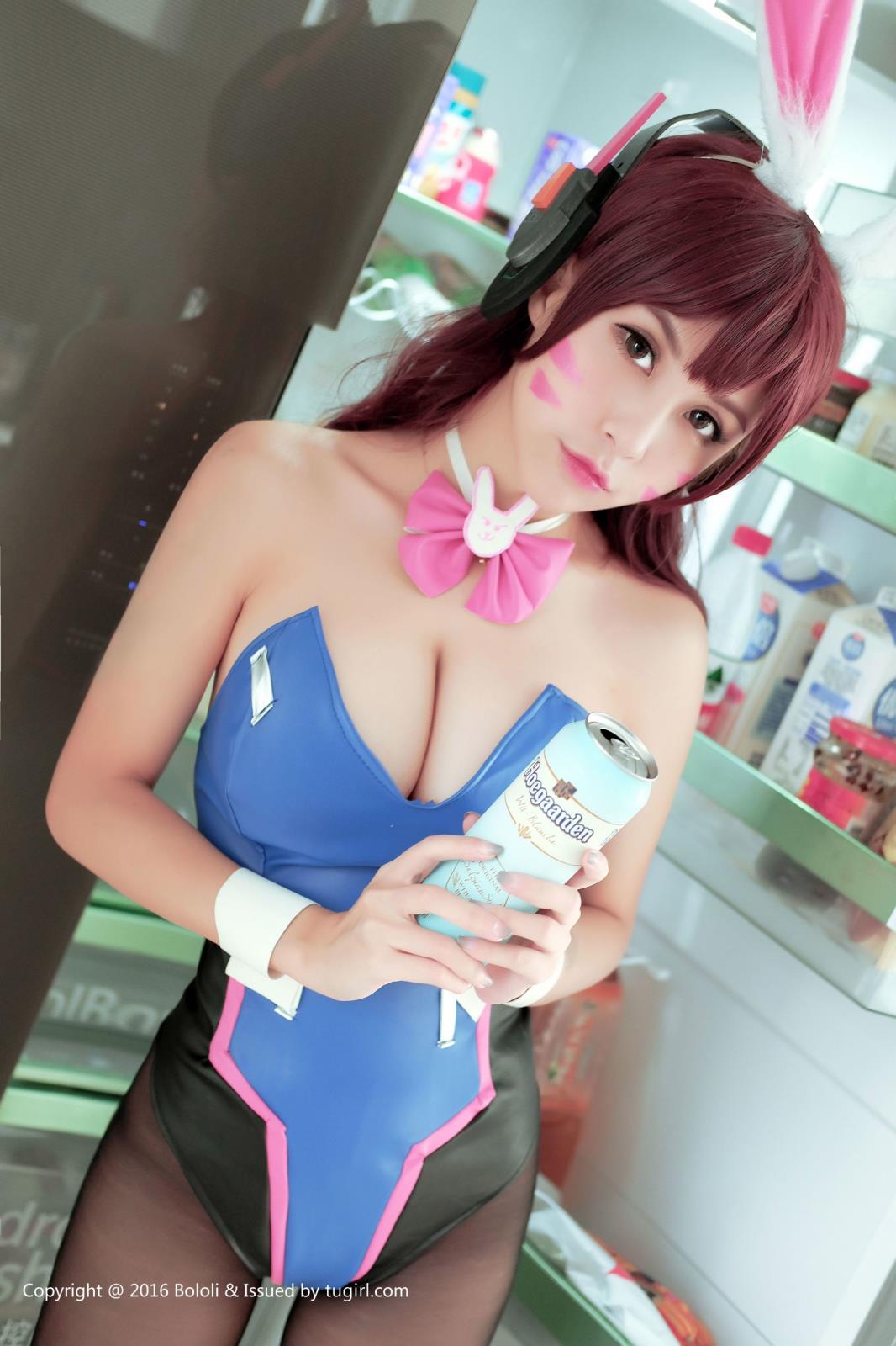 [BoLoLi波萝社] 宅男女神夏美酱兔女郎黑丝美腿DVAcos写真