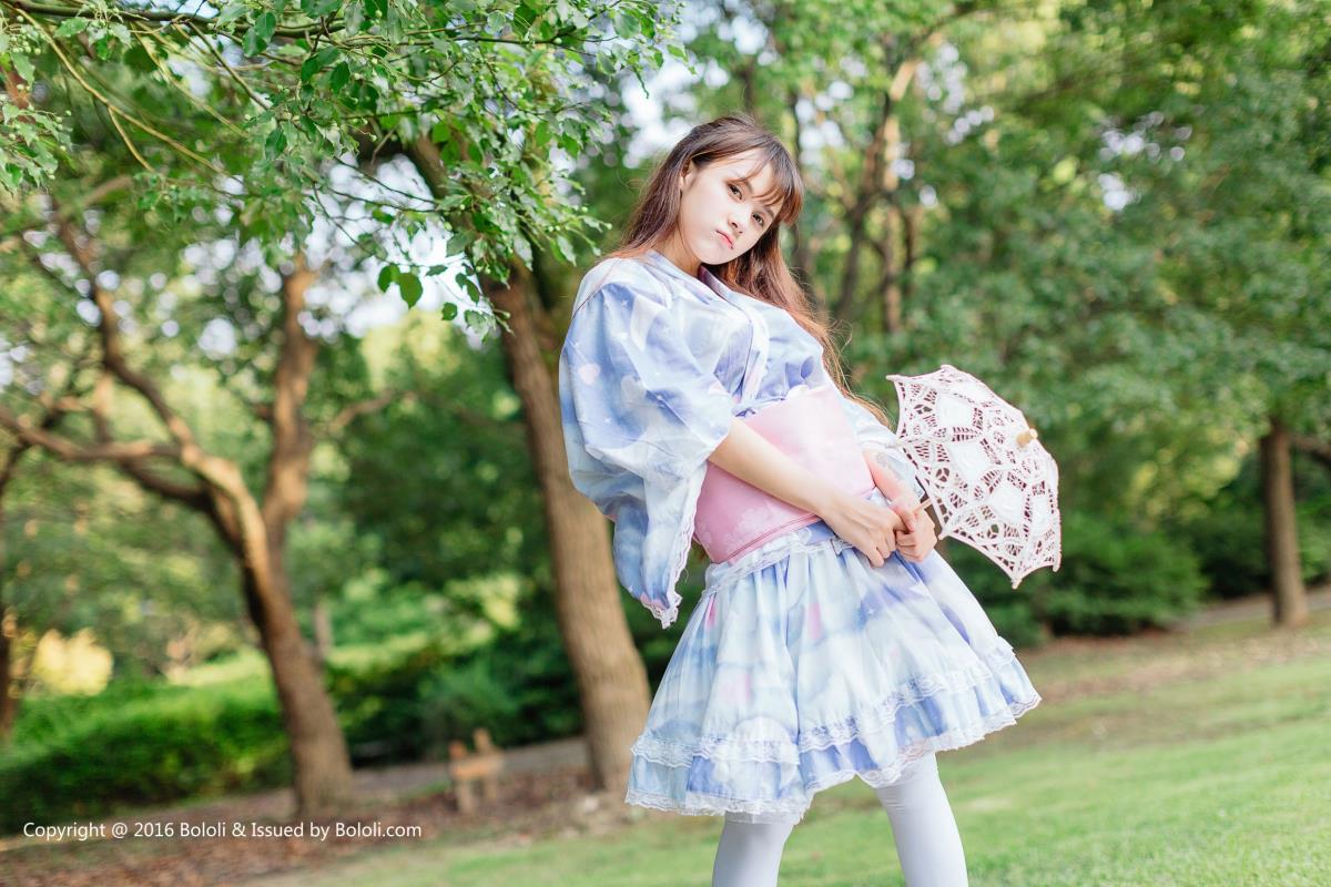 性感女神夏美酱夏日浴衣清新唯美写真