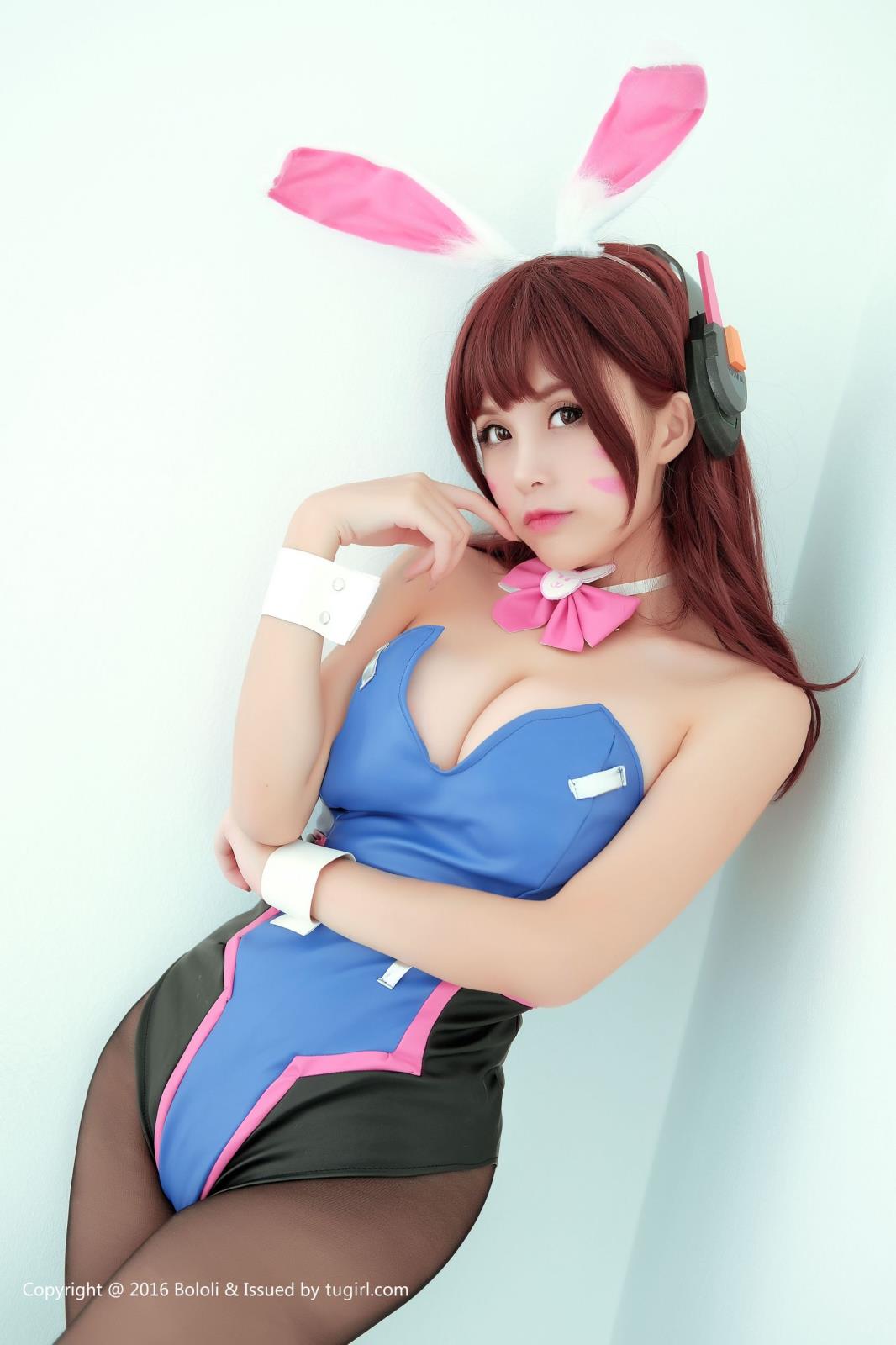 [BoLoLi波萝社] 宅男女神夏美酱兔女郎黑丝美腿DVAcos写真