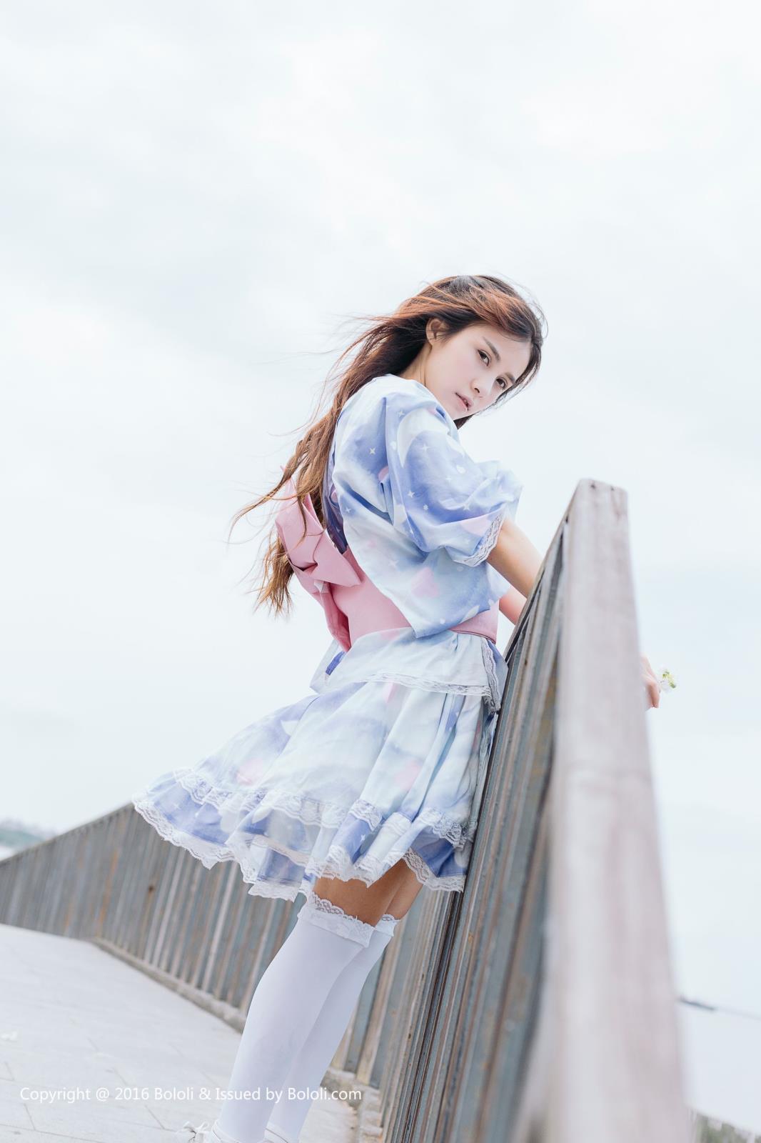 性感女神夏美酱夏日浴衣清新唯美写真