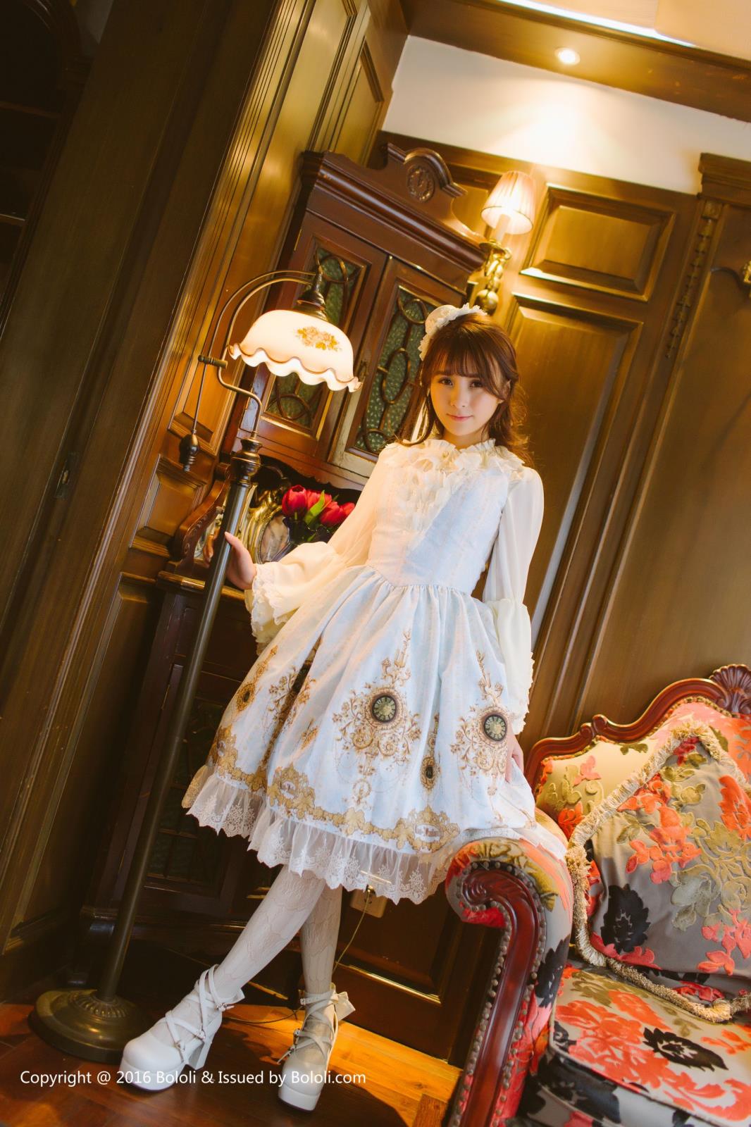 [BoLoli波萝社] 清纯美女夏美酱洛丽塔学生装制服诱惑