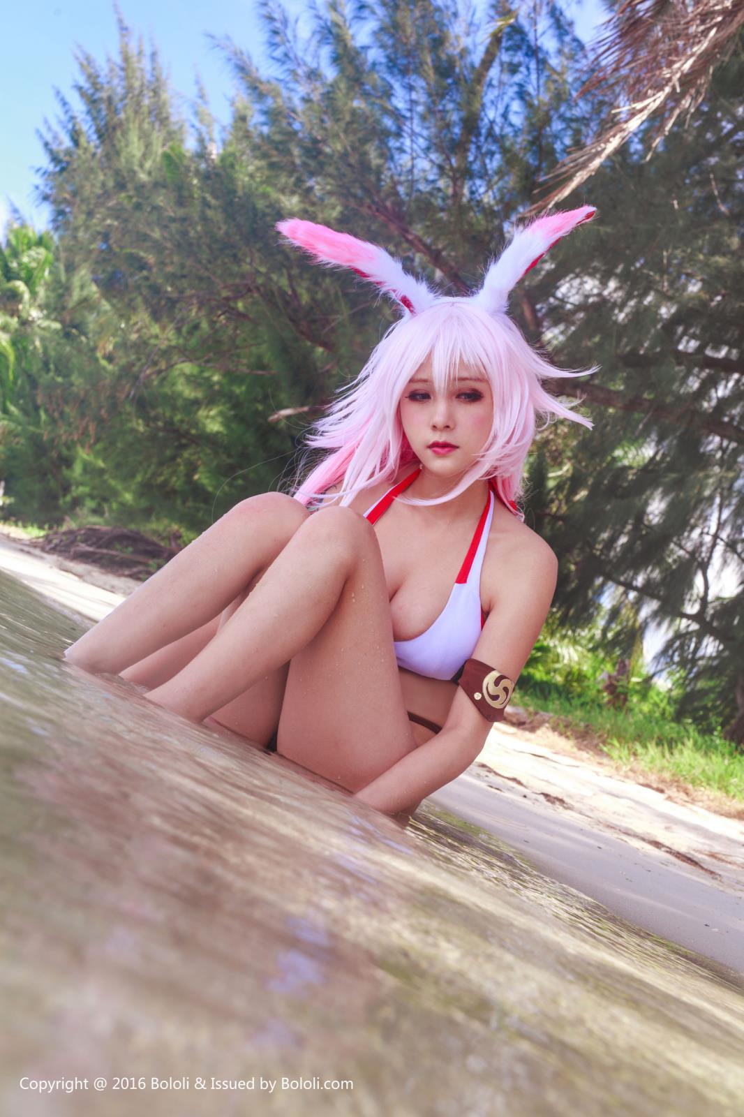 [BoLoli波萝社] 美女模特夏美酱COSPLAY崩坏3rd八重樱