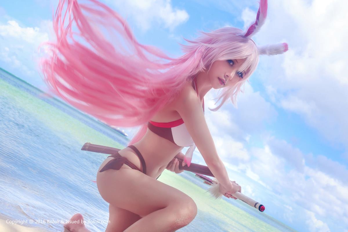 [BoLoli波萝社] 美女模特夏美酱COSPLAY崩坏3rd八重樱