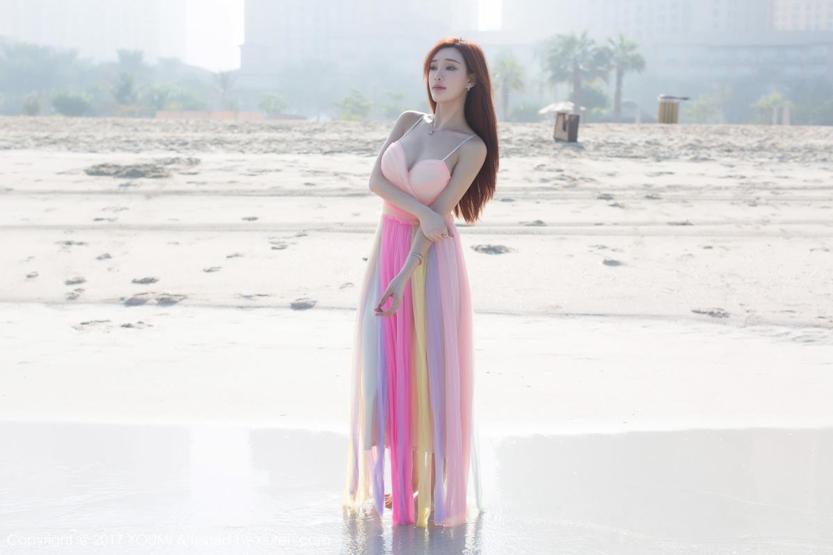 极品美女土肥圆矮挫穷海边清新唯美风迪拜旅拍