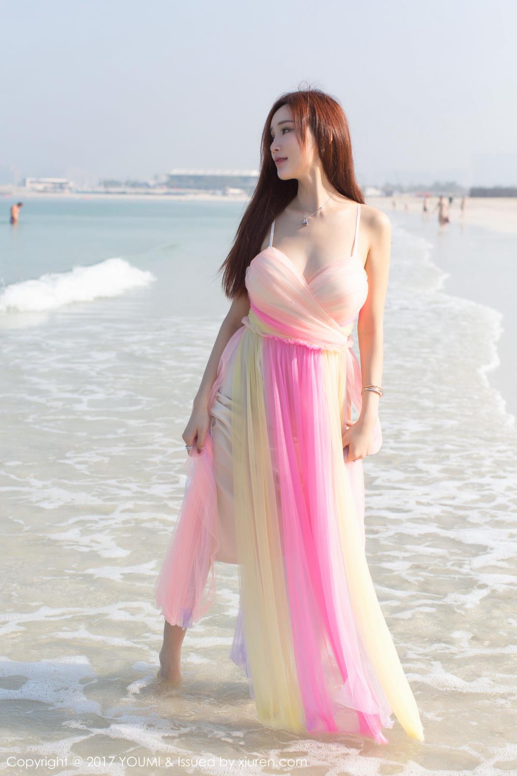 极品美女土肥圆矮挫穷海边清新唯美风迪拜旅拍