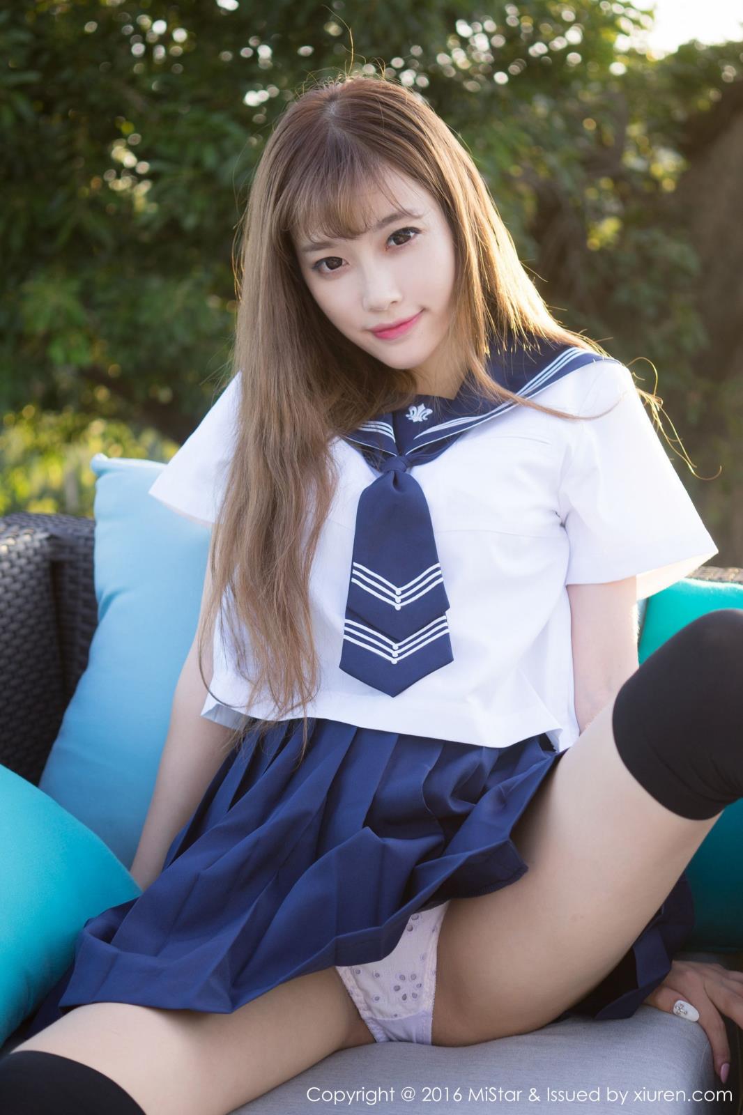 美女模特sugar小甜心CC比基尼学生装制服诱惑苏梅岛旅拍