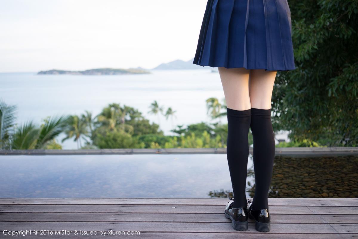 美女模特sugar小甜心CC比基尼学生装制服诱惑苏梅岛旅拍