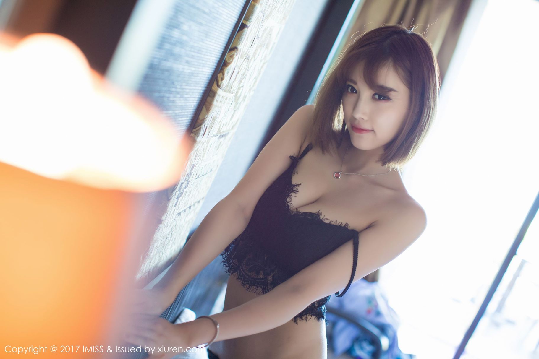 性感女神杨晨晨sugar黑丝美腿蕾丝内衣诱惑写真