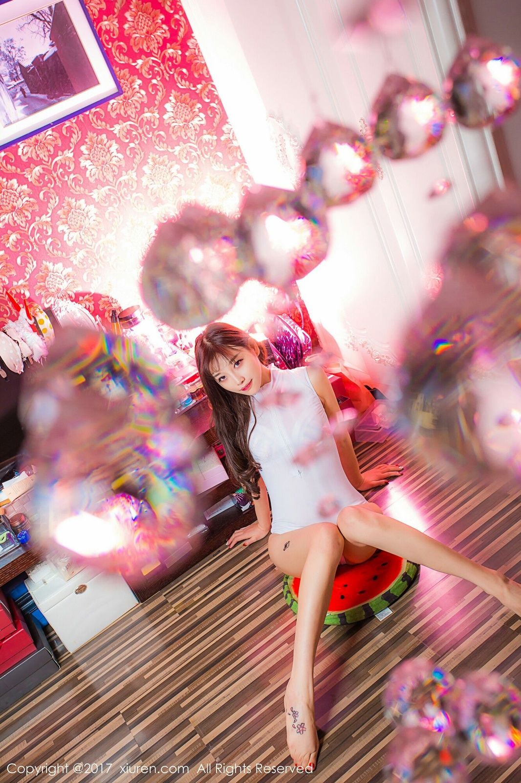 甜美女神杨晨晨sugar女仆厨娘装制服内衣诱惑写真