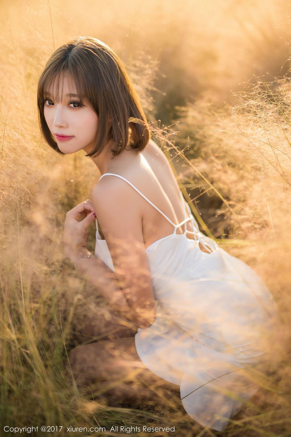 甜美女神杨晨晨sugar性感室外蕾丝内衣写真诱惑