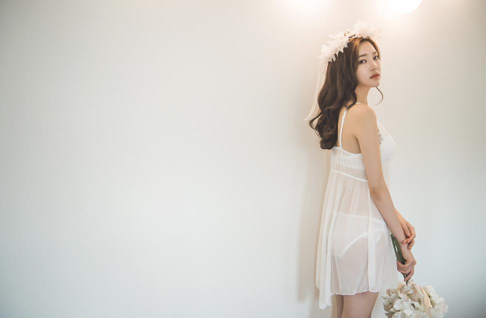 韩国美女模特朴正允2016年休闲服饰婚纱冷艳写真特辑