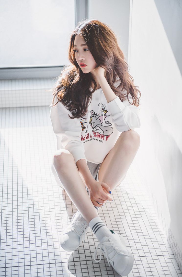 韩国超正网拍模特朴正允2016年休闲服饰系列写真特辑