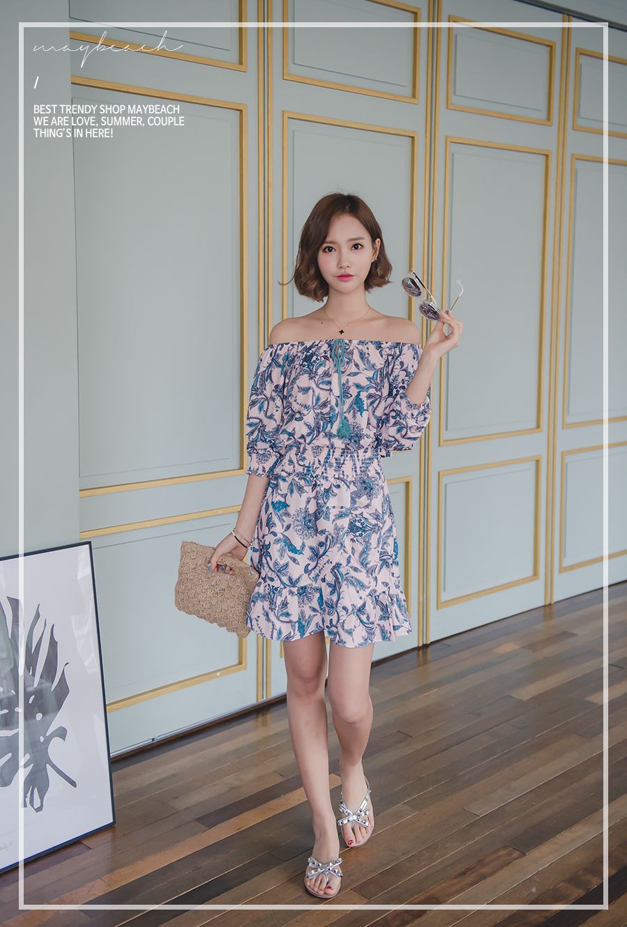 韩国养眼赛车女郎延智恩maybeach休闲装系列清新美图