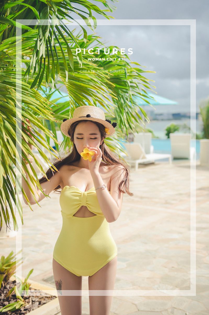 韩国网拍模特李妍静2017年MayBeach比基尼系列