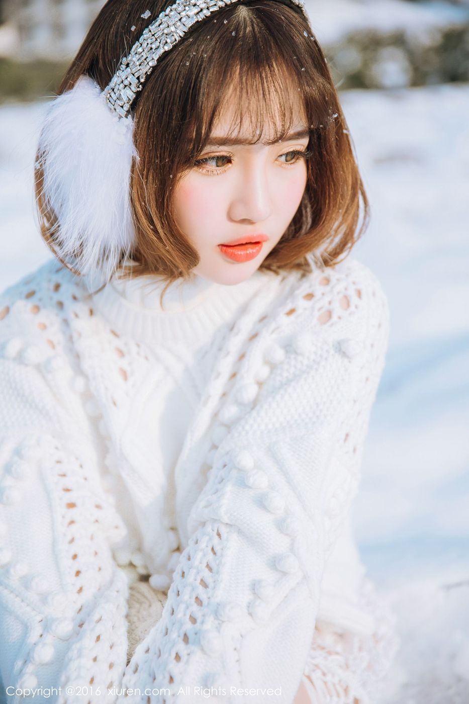 性感女神徐cake新春雪地巨乳内衣诱惑套图 No.484
