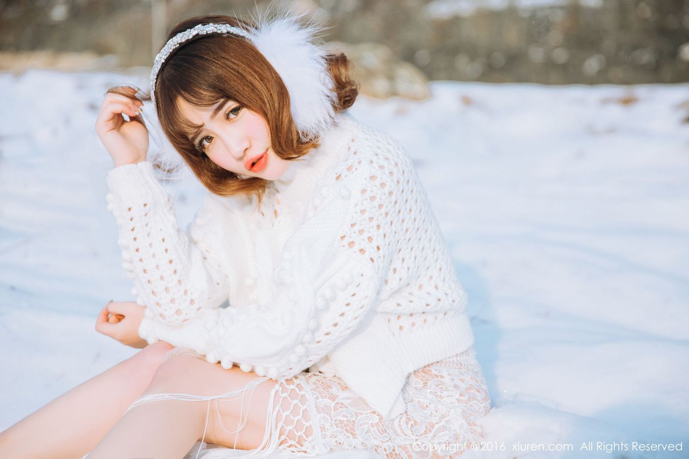 性感女神徐cake新春雪地巨乳内衣诱惑套图 No.484