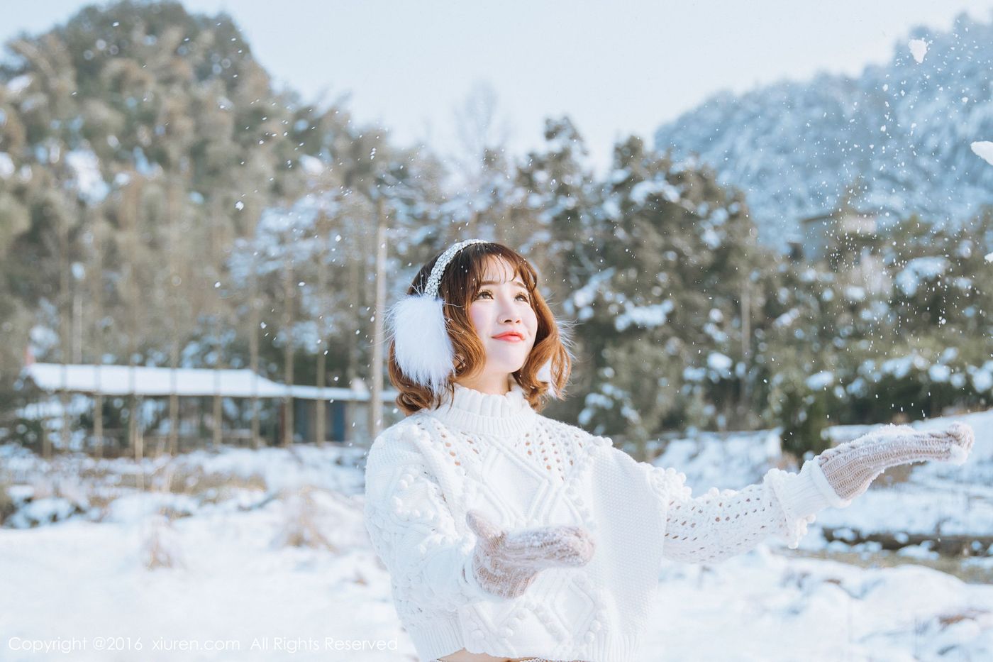 性感女神徐cake新春雪地巨乳内衣诱惑套图 No.484