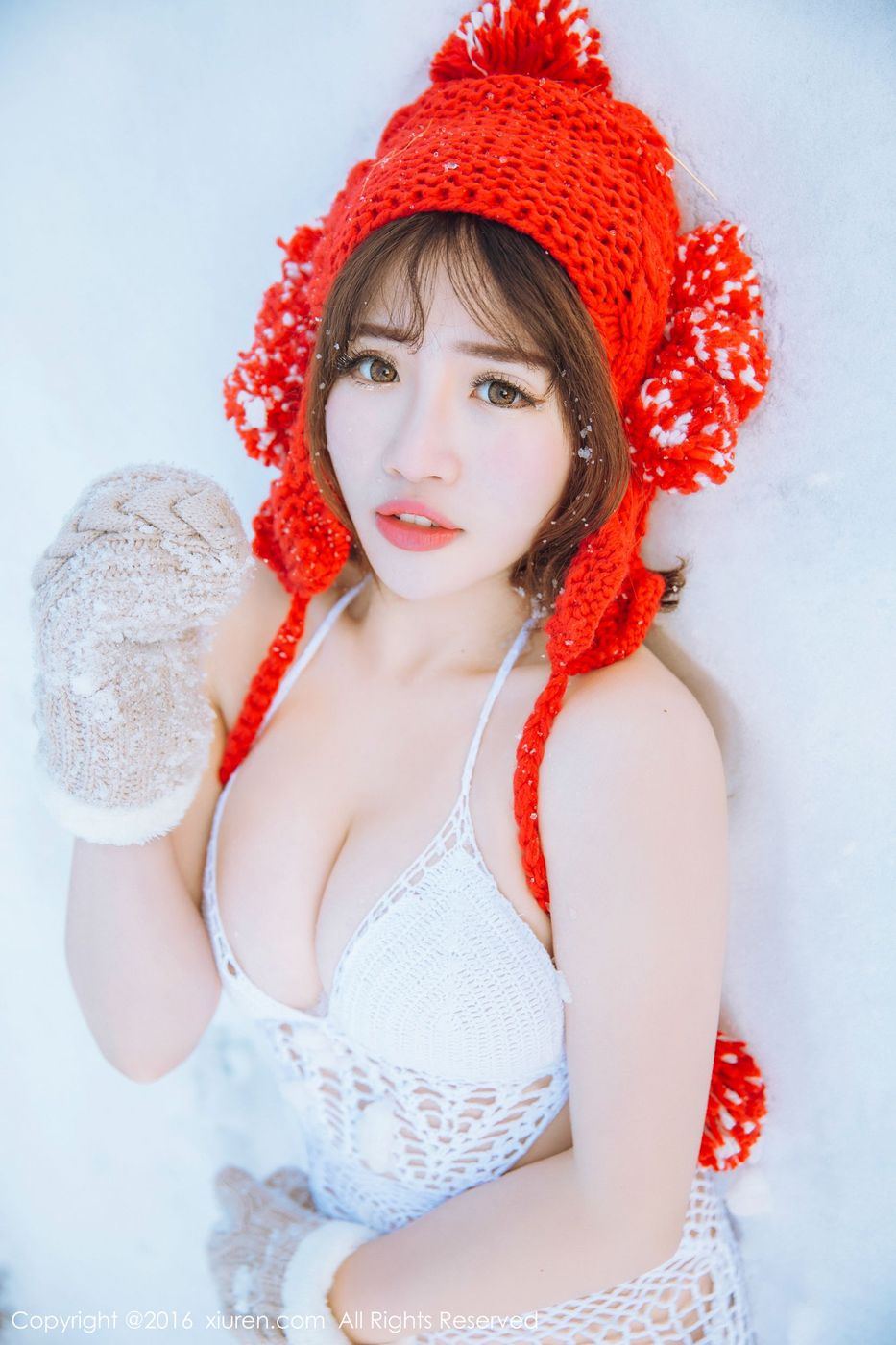 性感女神徐cake新春雪地巨乳内衣诱惑套图 No.484