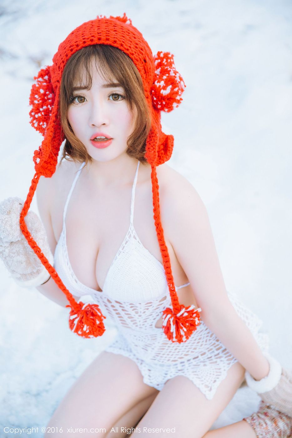 性感女神徐cake新春雪地巨乳内衣诱惑套图 No.484