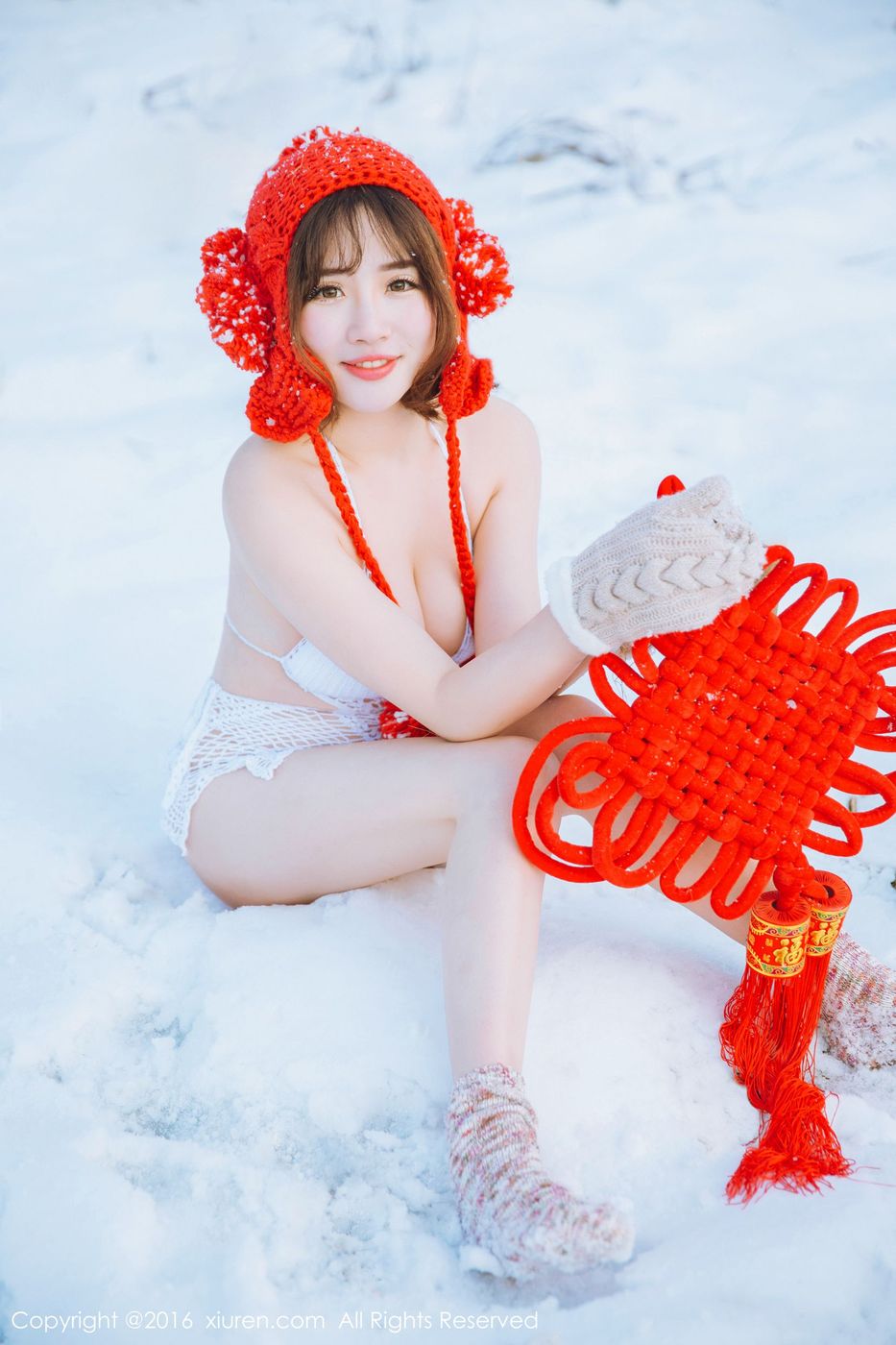 性感女神徐cake新春雪地巨乳内衣诱惑套图 No.484