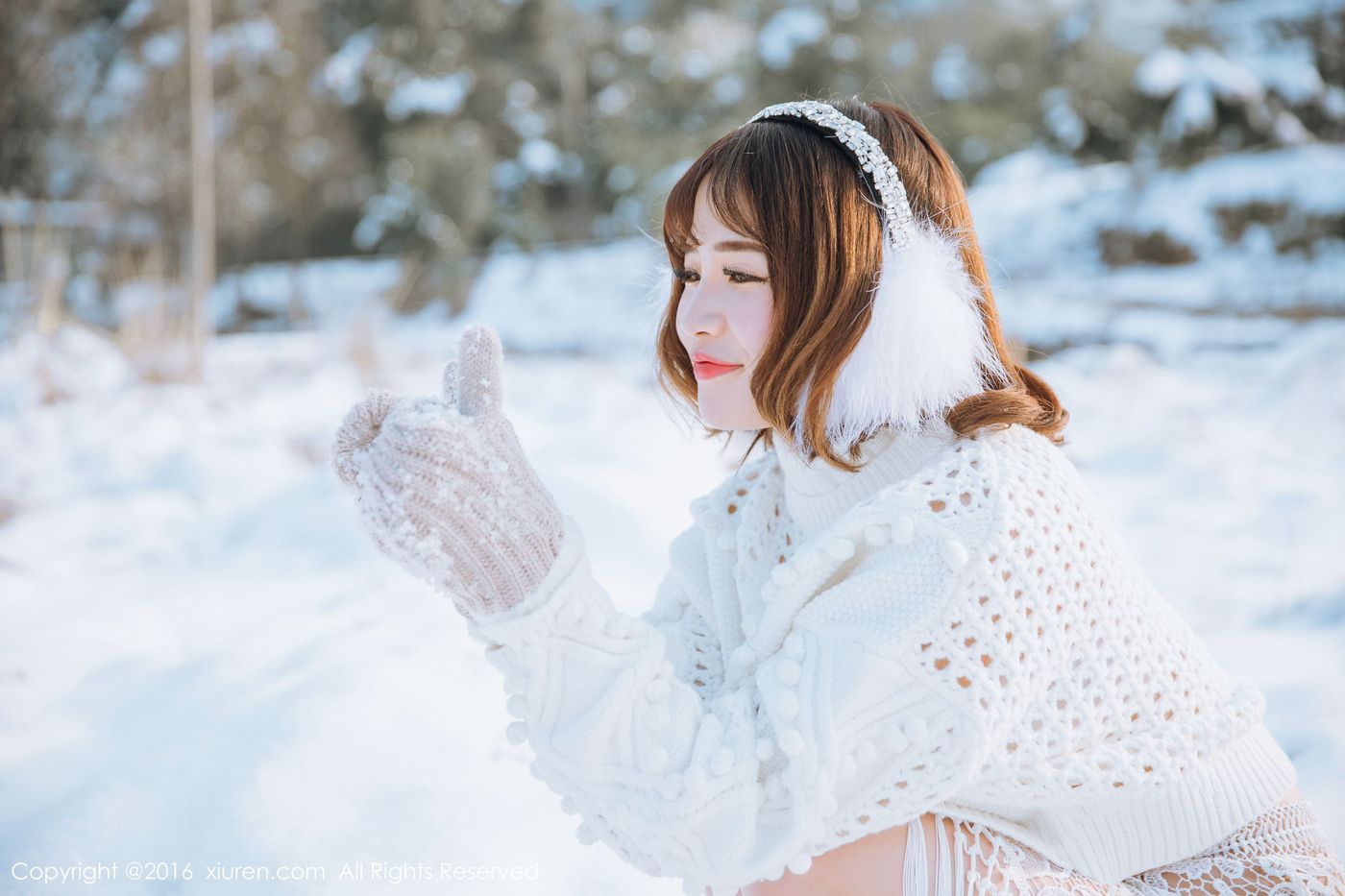性感女神徐cake新春雪地巨乳内衣诱惑套图 No.484
