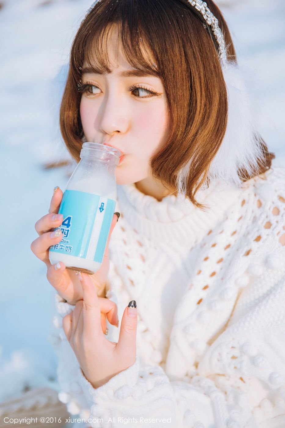 性感女神徐cake新春雪地巨乳内衣诱惑套图 No.484