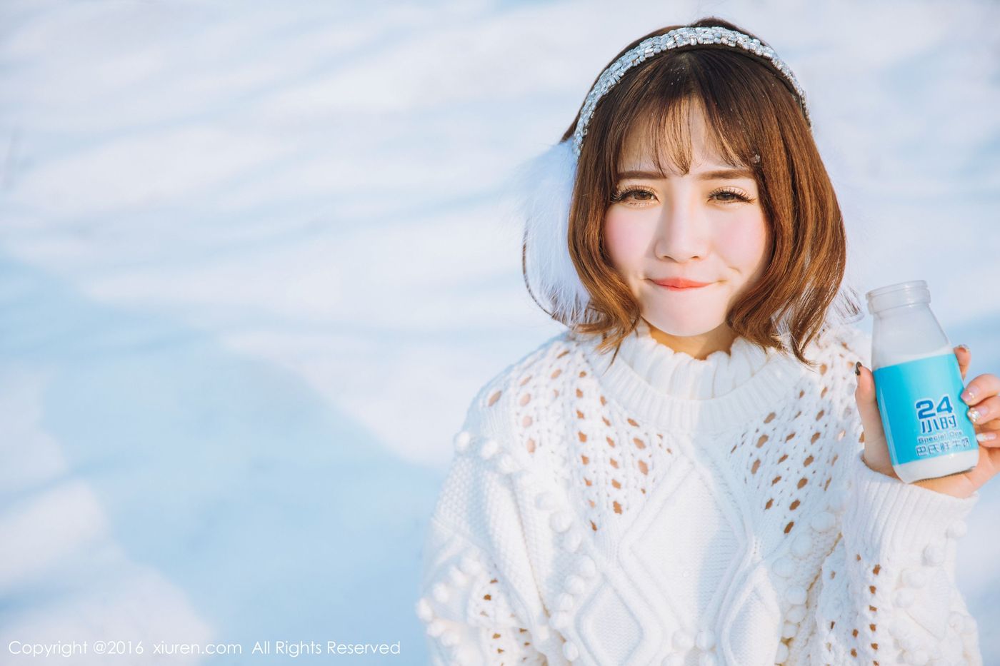 性感女神徐cake新春雪地巨乳内衣诱惑套图 No.484