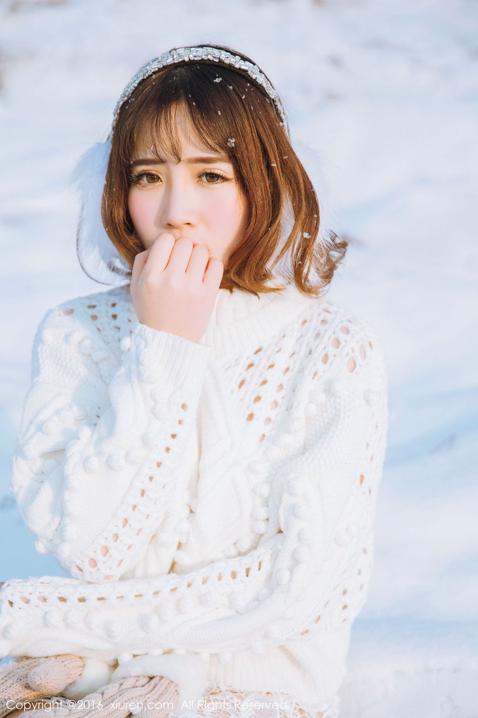 性感女神徐cake新春雪地巨乳内衣诱惑套图 No.484